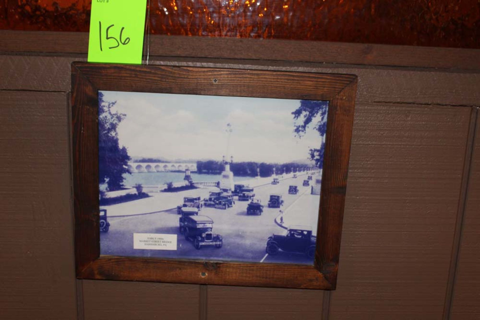 Memorabilia; Columbia Record Sign, Market Street Bridge Photo, Farmers Fertilizer Colander, - Image 4 of 13