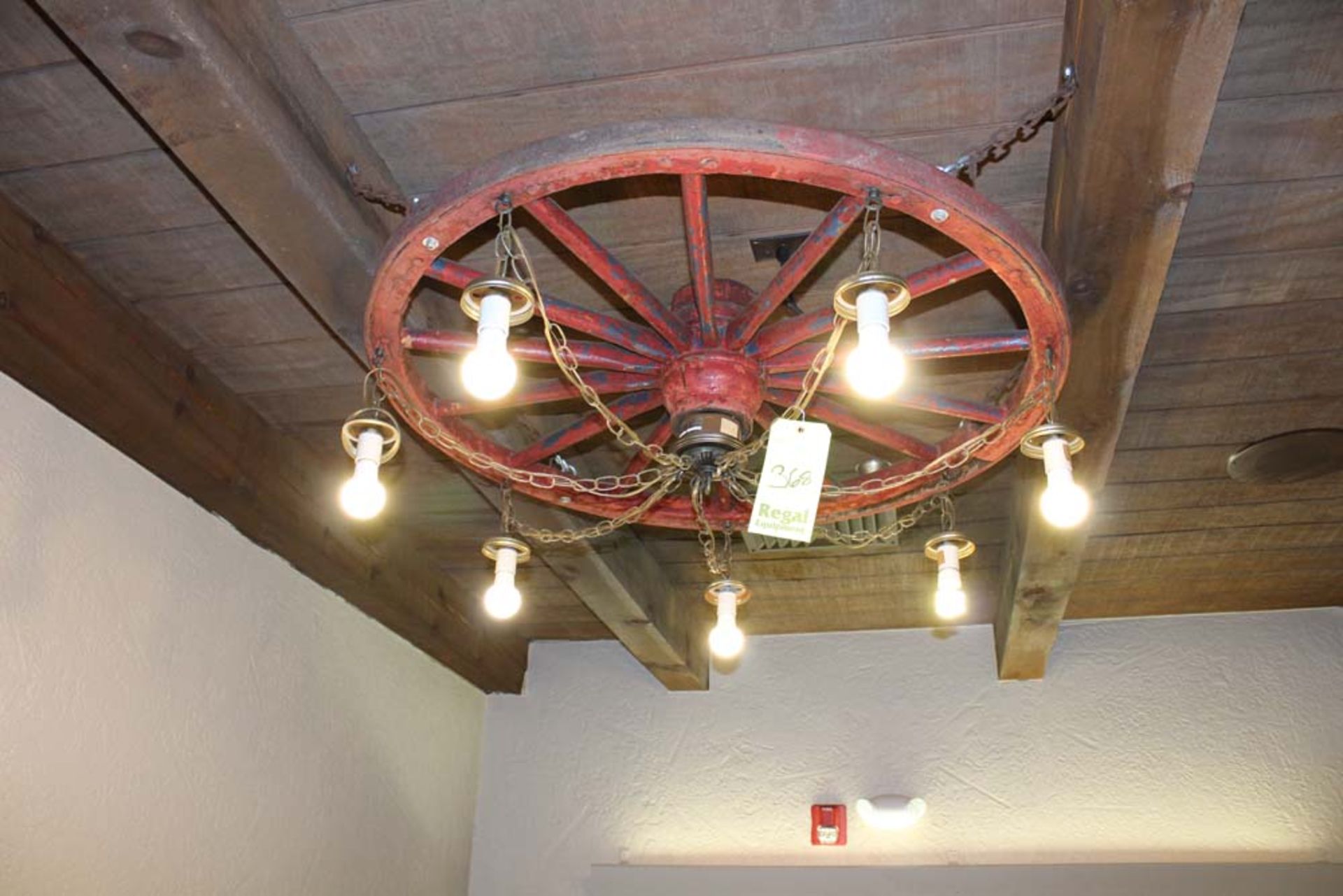 Wagon Wheel Chandelier