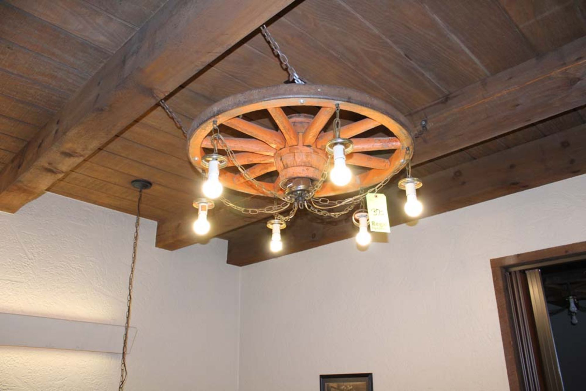 Wagon Wheel Chandelier