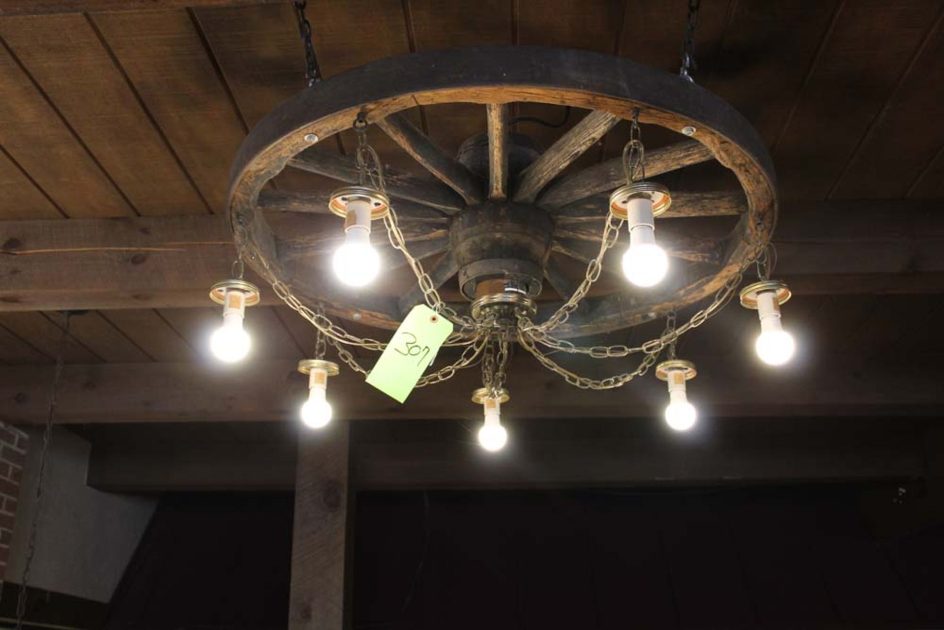 Wagon Wheel Chandelier