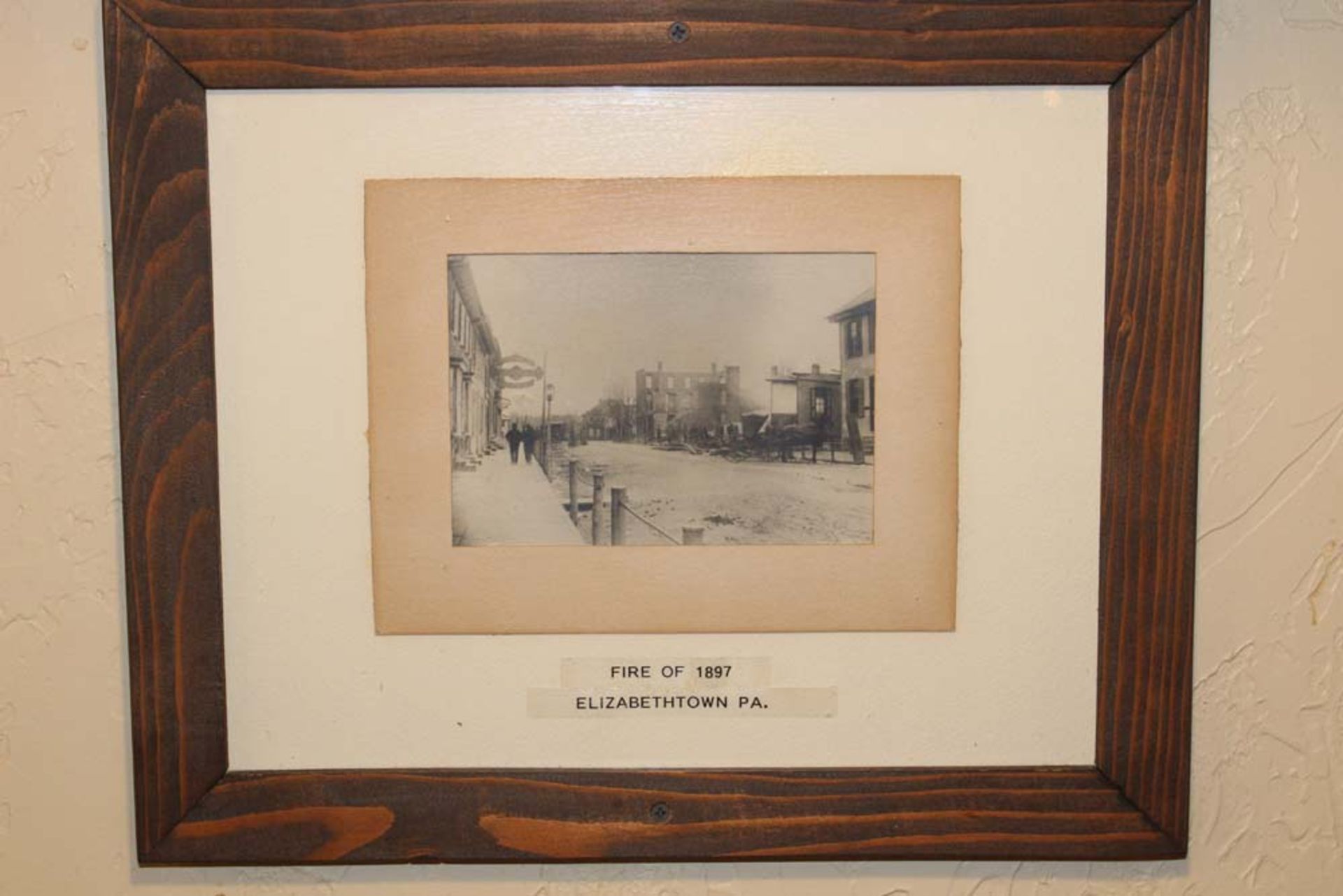 Memorabilia Photo of fire of 1897, Stocking Stretcher, Winters Heritage House, Auditorium Theater - Bild 2 aus 7