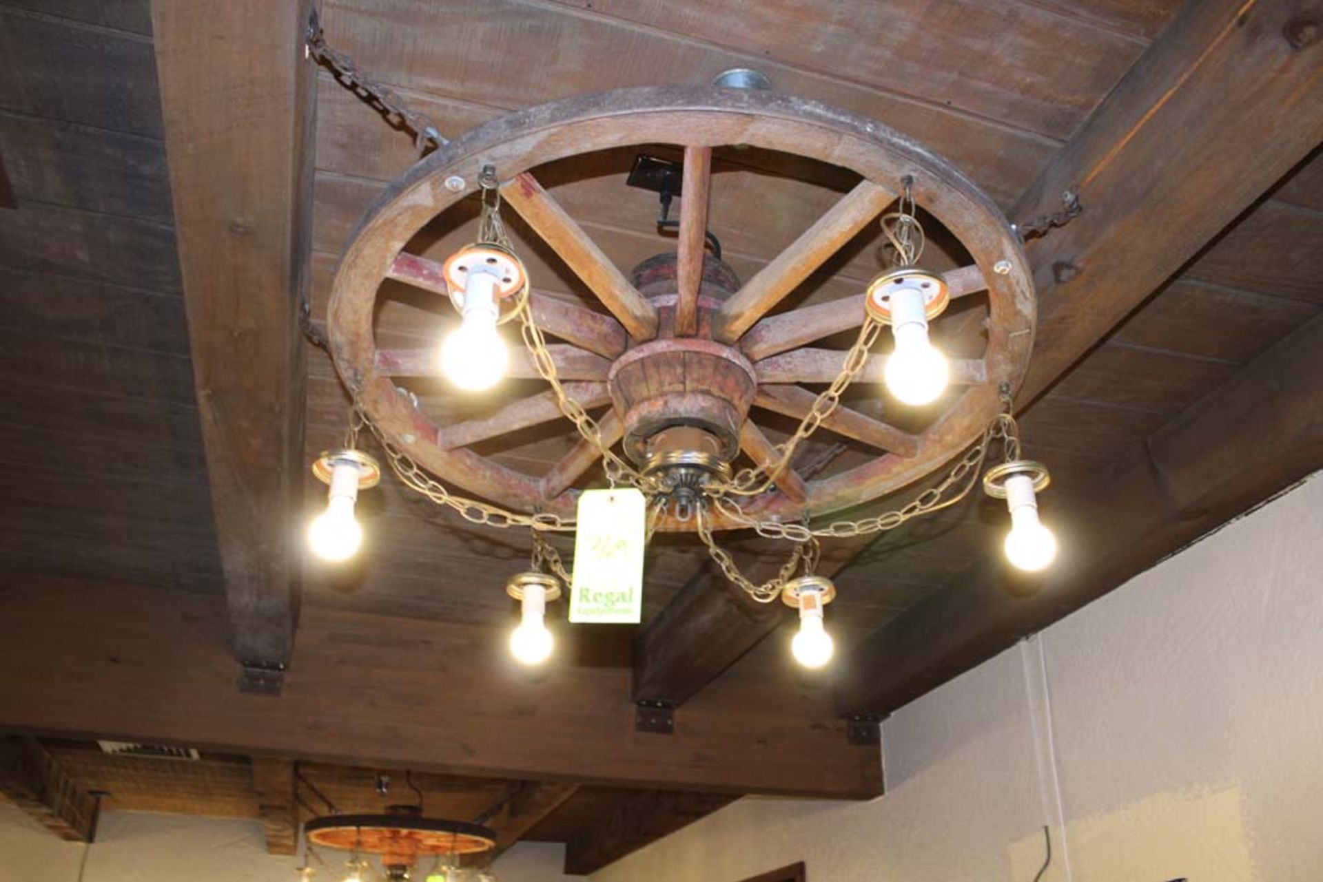 Wagon Wheel Chandelier