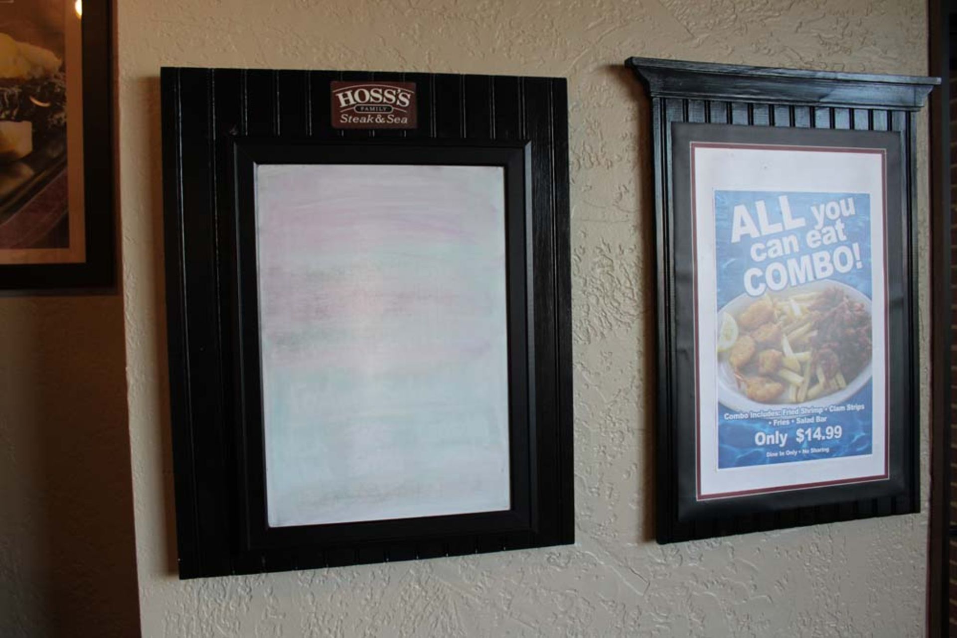 Memorabilia; Sirloin Tips, Burger, Crab Cake, (2) Message Boards - Image 2 of 2