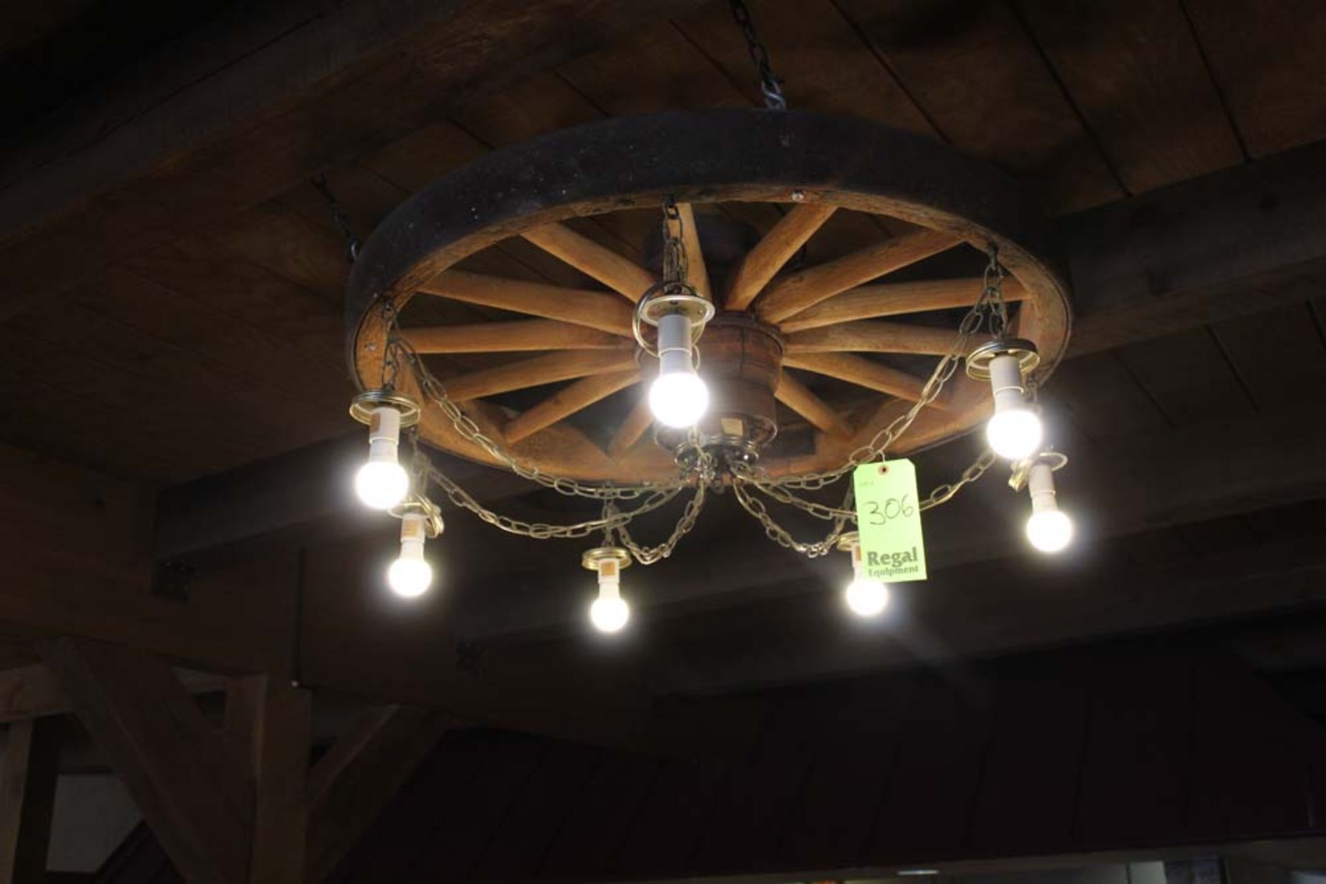 Wagon Wheel Chandelier