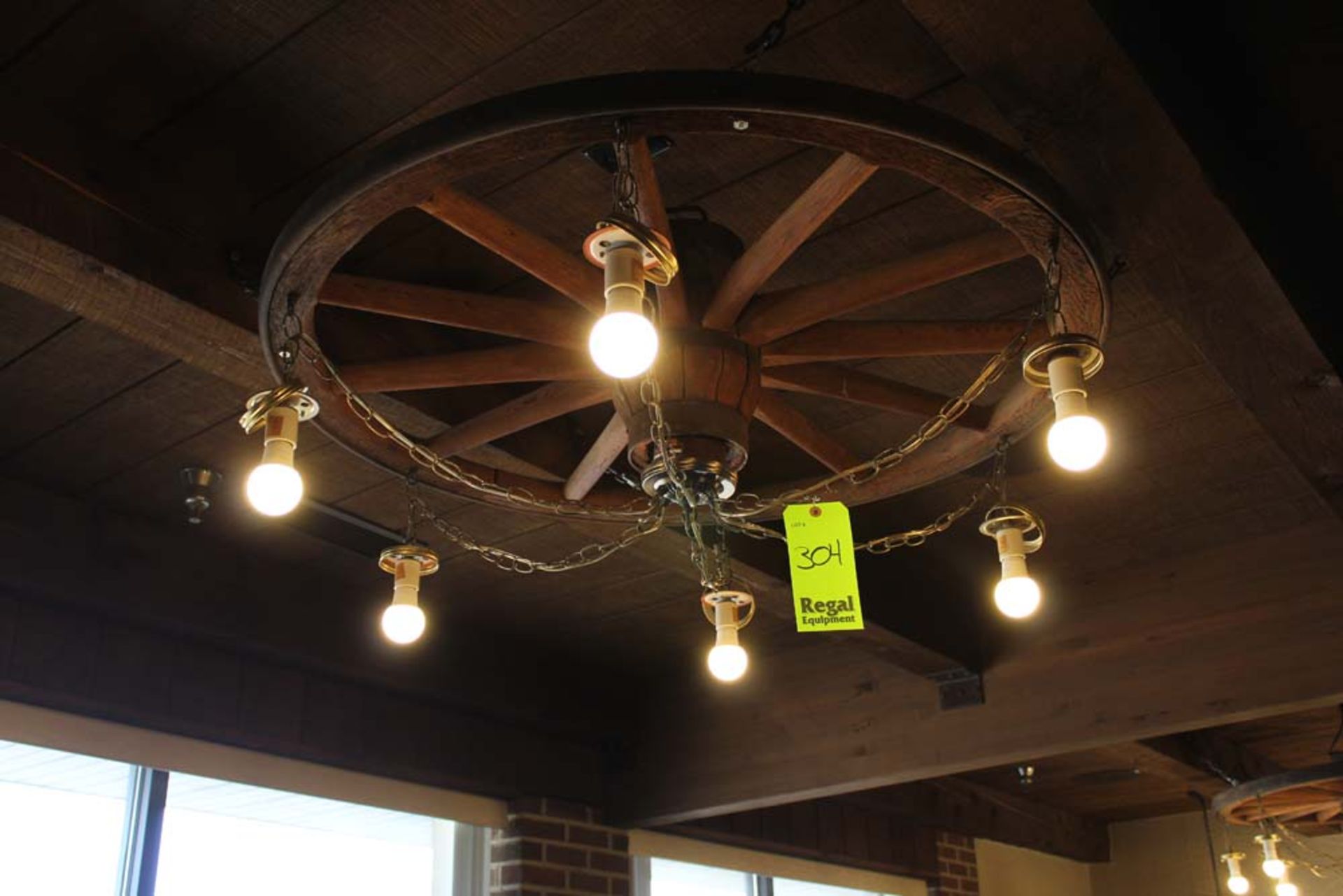 Wagon Wheel Chandelier