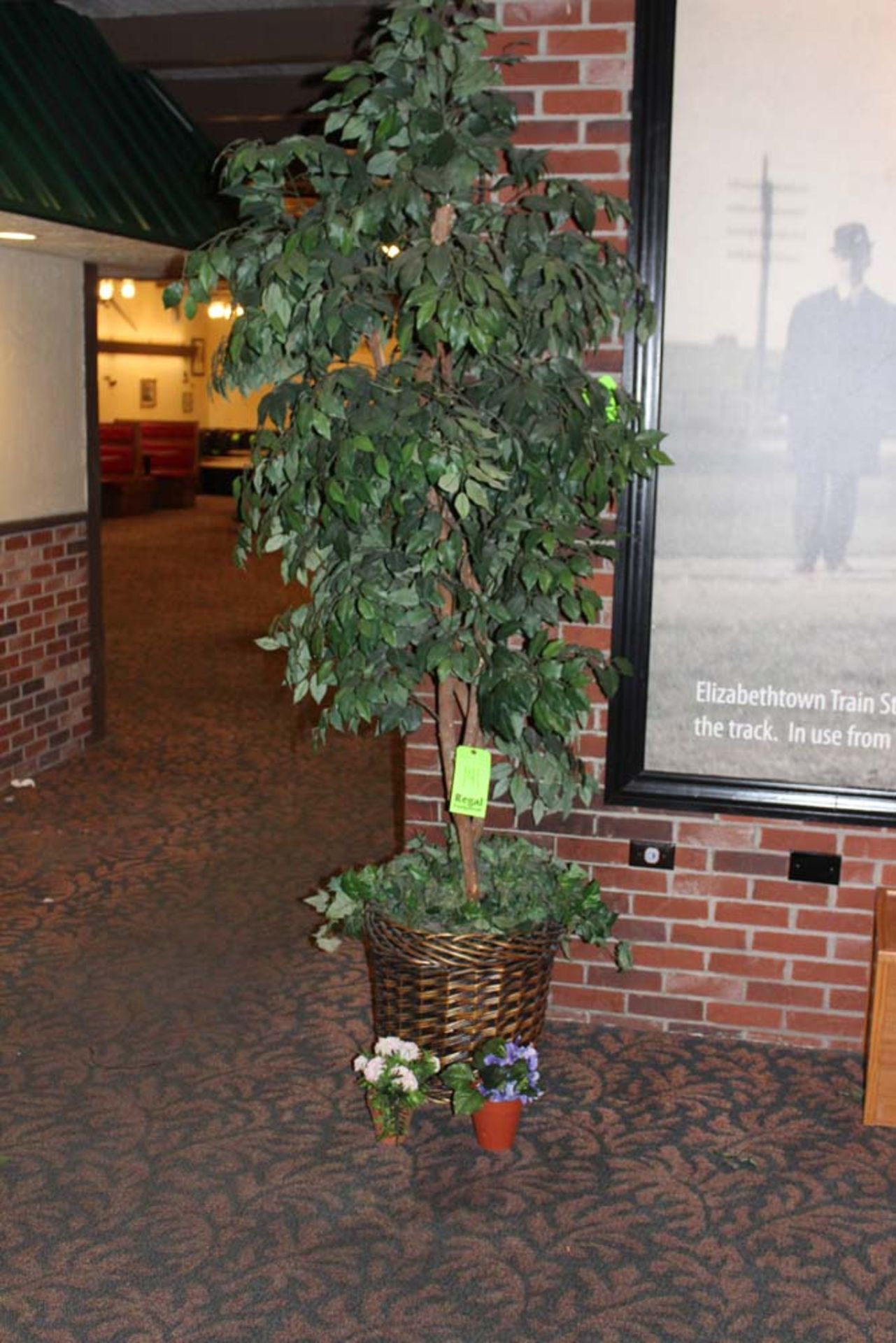 Fake Tree, Two Fake Plants