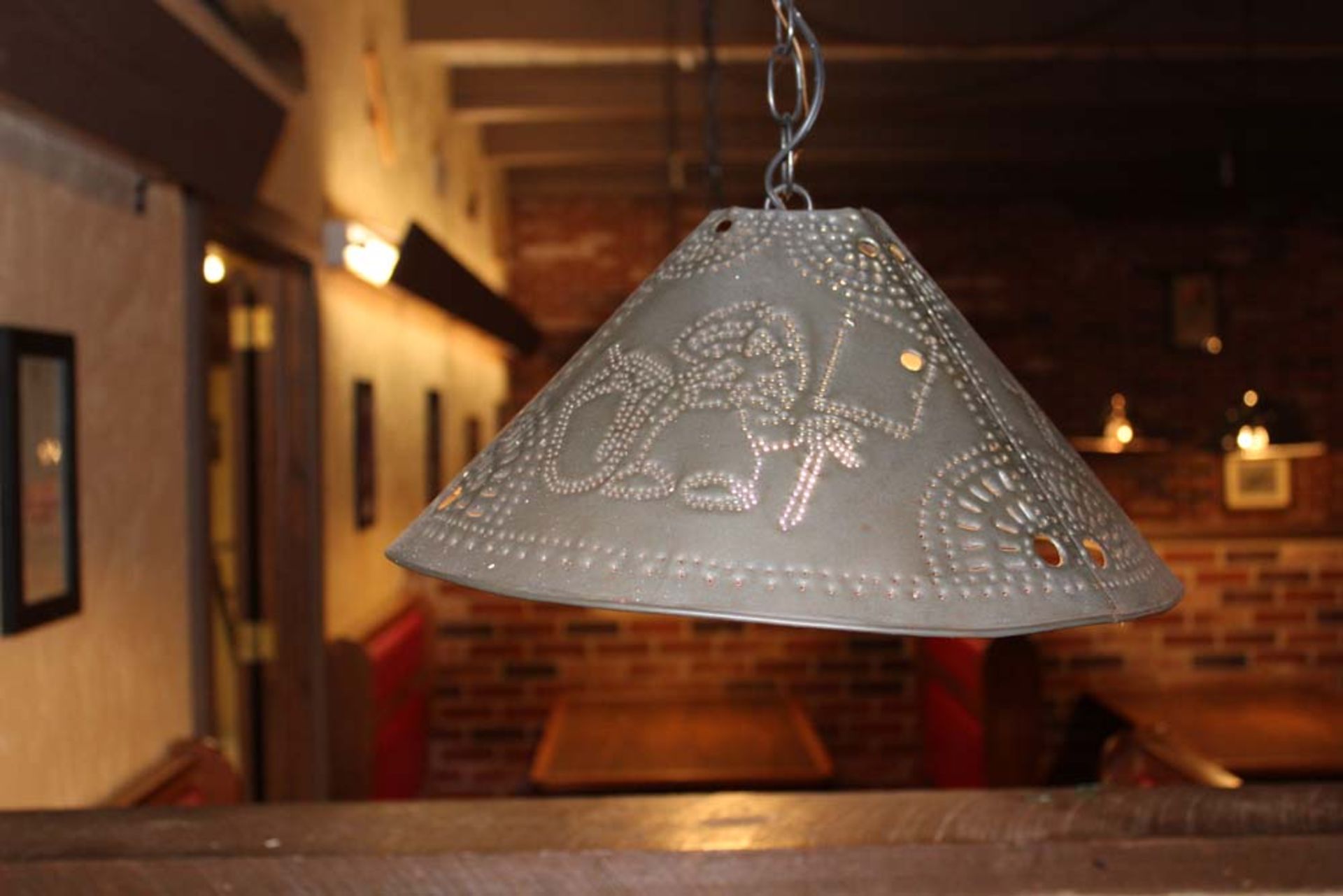 3 Light Pendent Light Fixture - Image 4 of 4