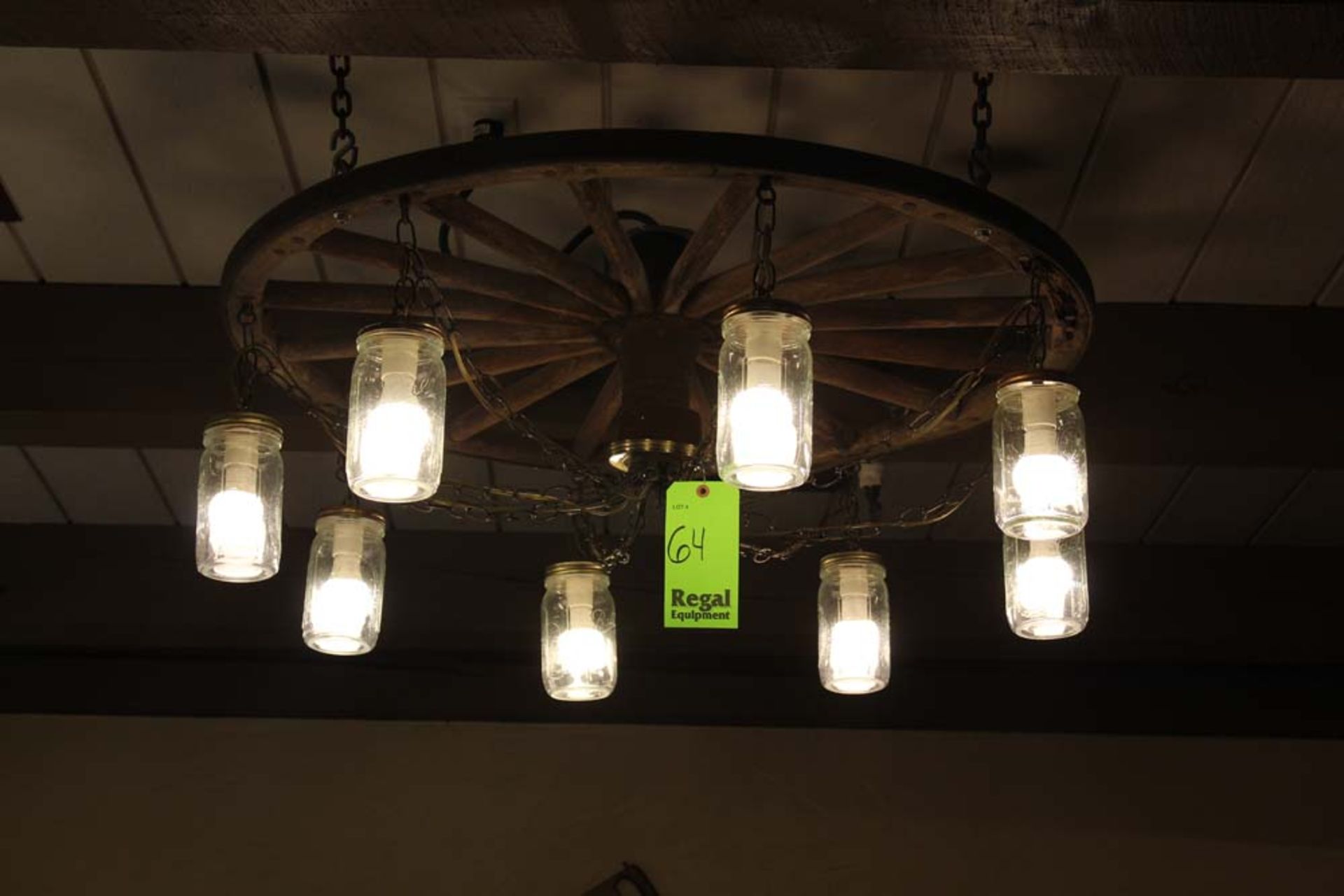 Wagon Wheel Chandelier