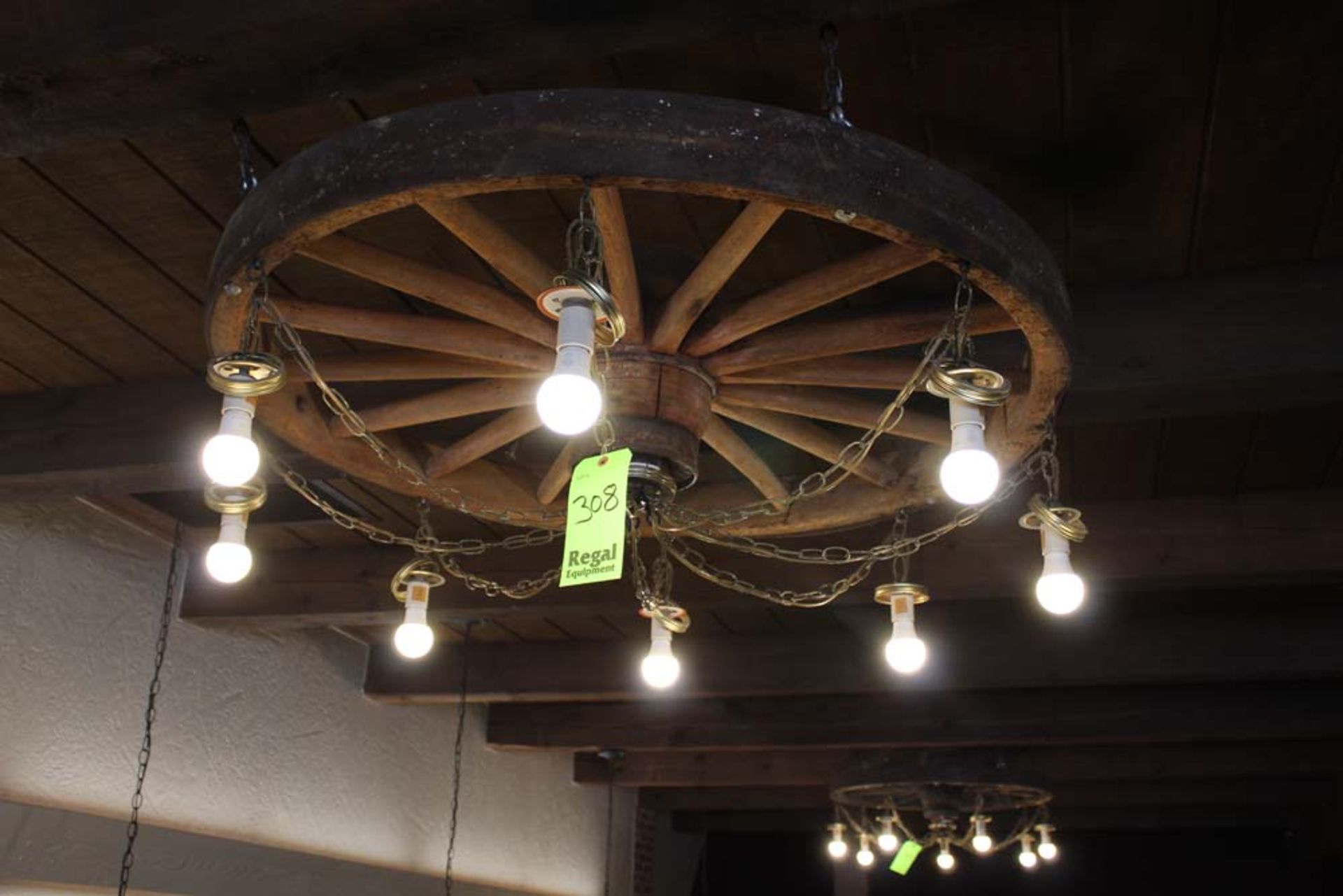 Wagon Wheel Chandelier