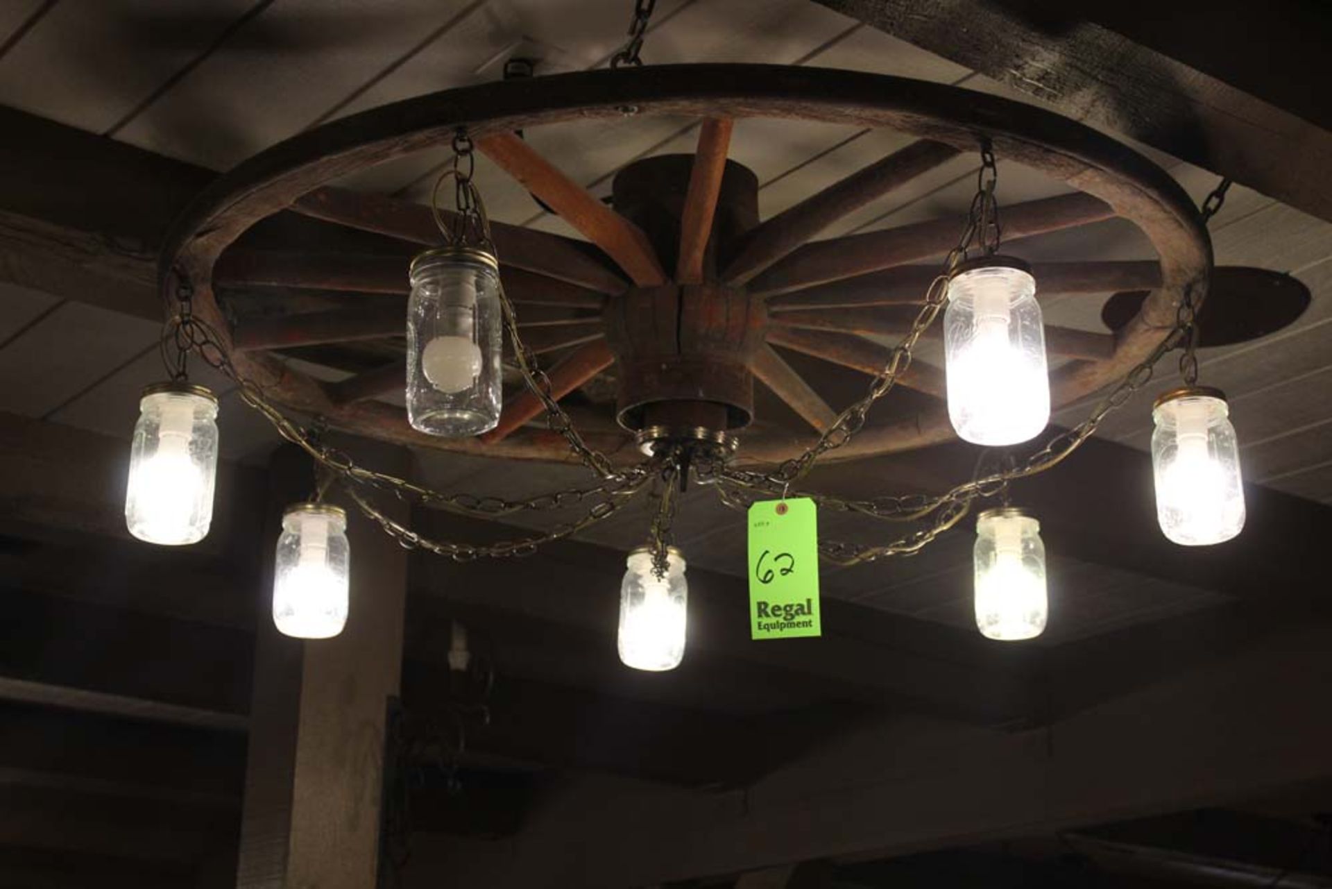 Wagon Wheel Chandelier