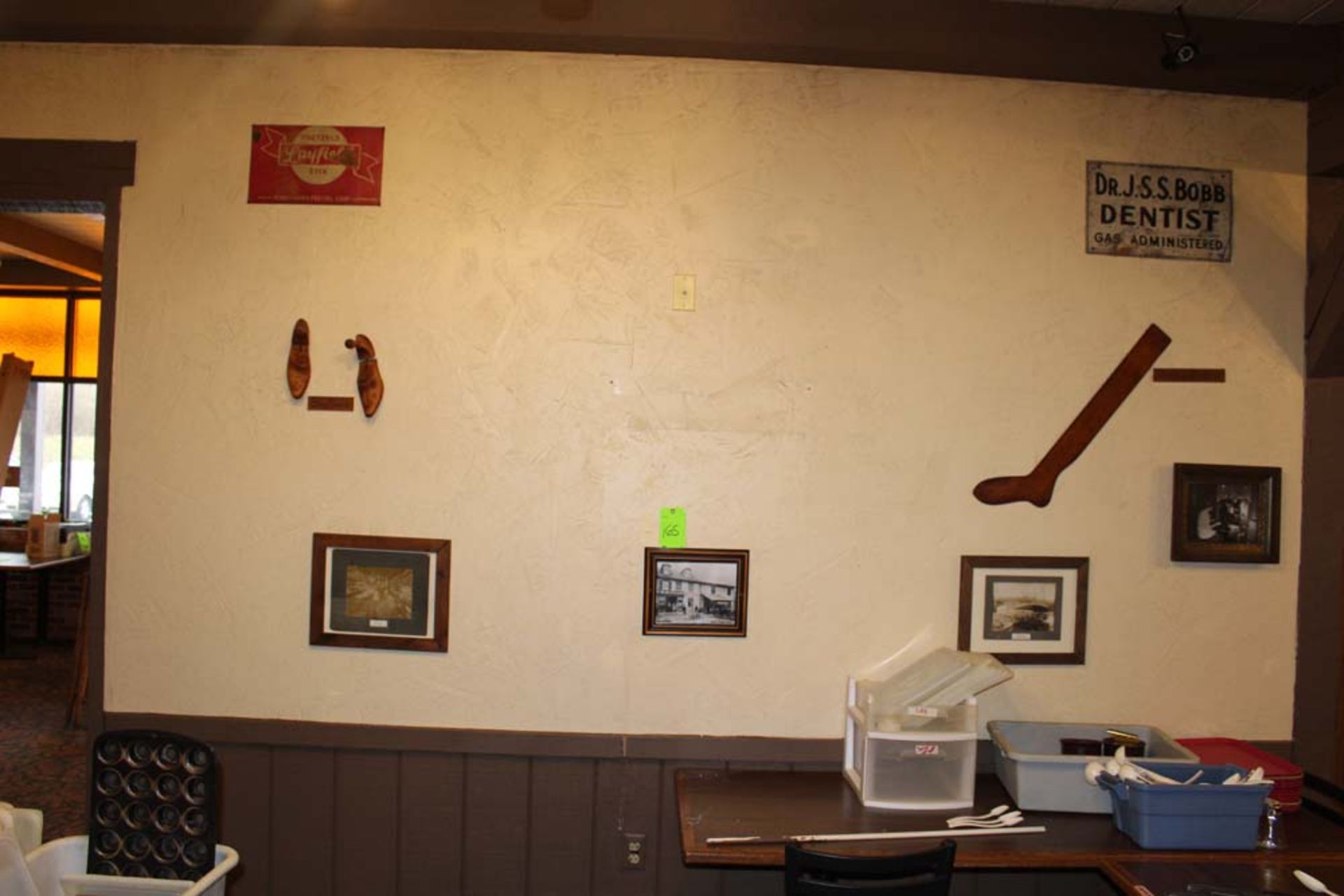 Memorabilia; Pretzels Sign, Shoe Forms, Dry Goods, DH Martin, Early 1900's, Switch Board Photo, - Image 2 of 10