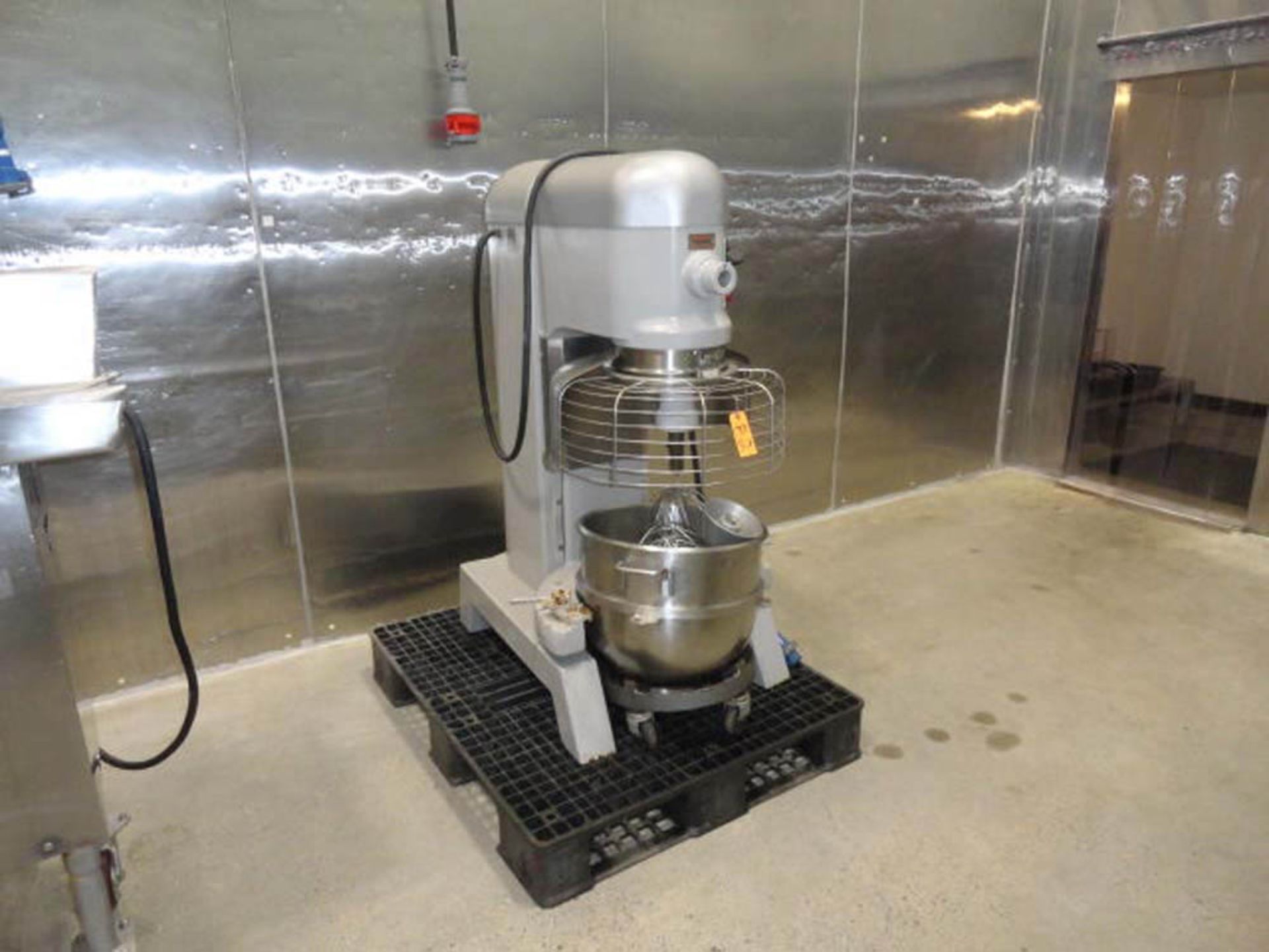 HOBART VERTICAL MIXER, WITH SAFETY CAGE, BOWL AND ACCESSORIES Model # L800 - Image 2 of 2