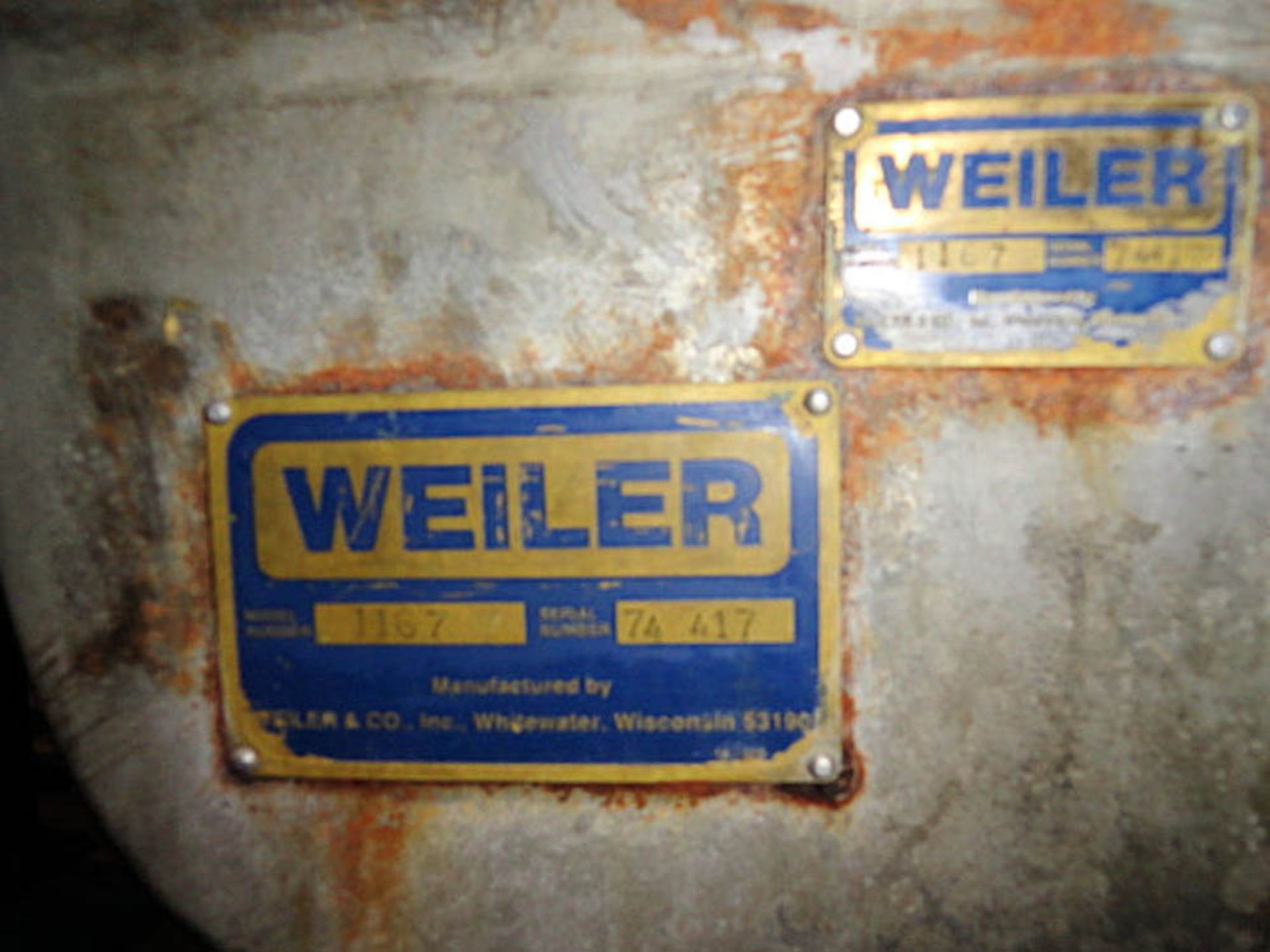 WEILER GRINDER - Image 8 of 8