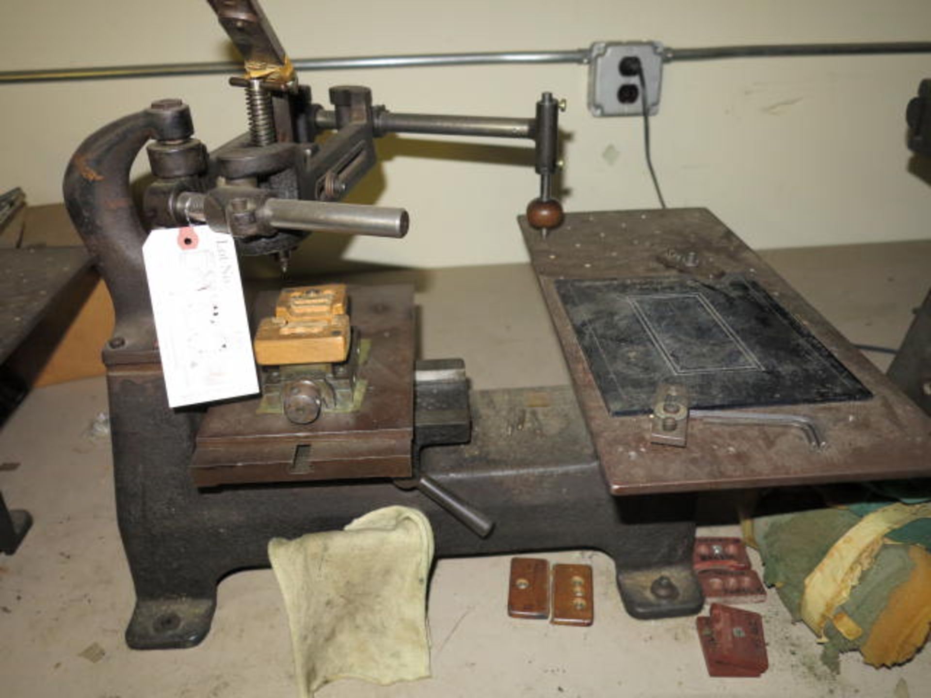 Manual Pantograph Engraver Location: 129 Bank St