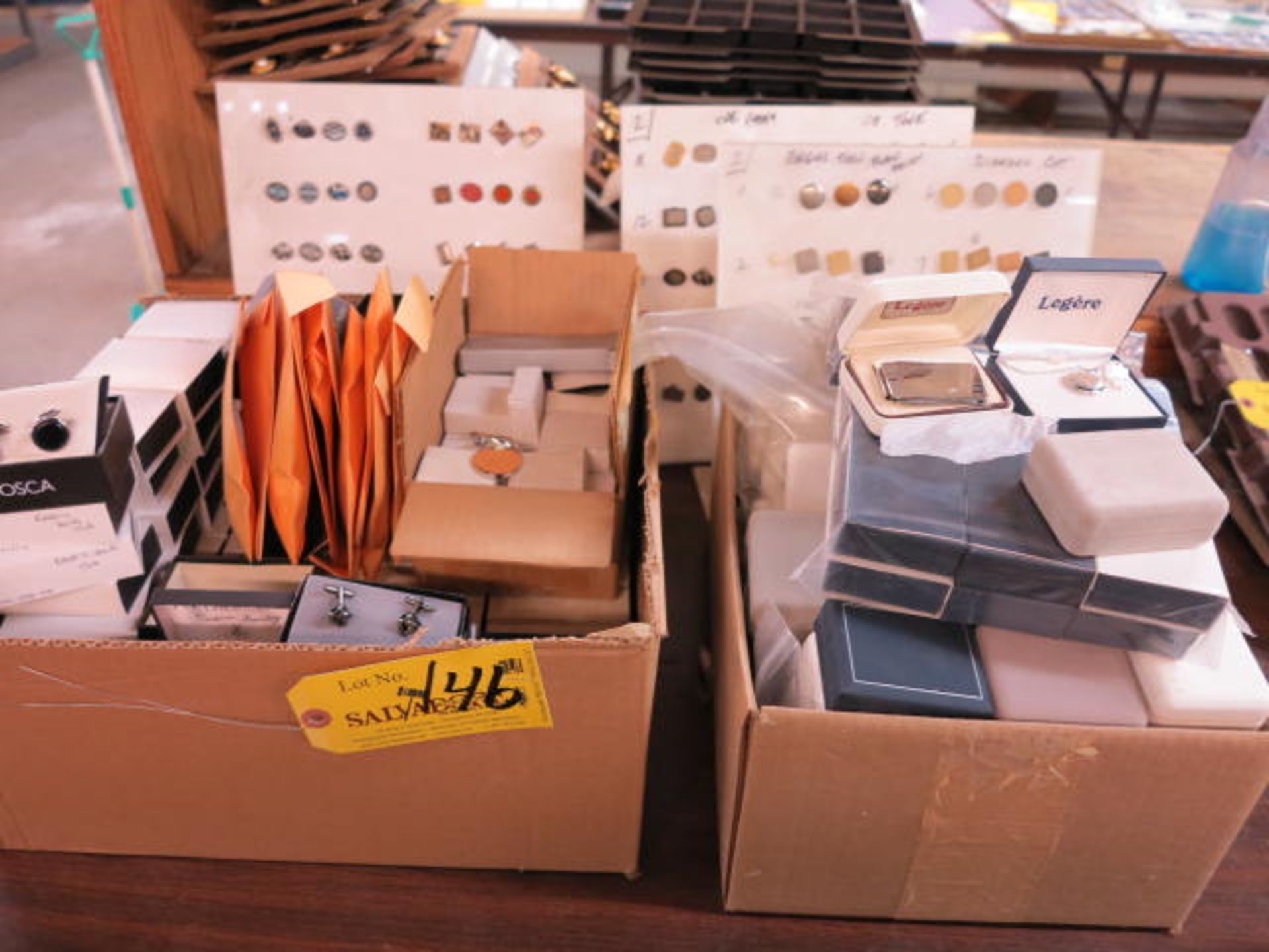 Lot Fashion Cuff Links, Engravable Money Clips, Monogram Necklaces Location: 40 John Williams St