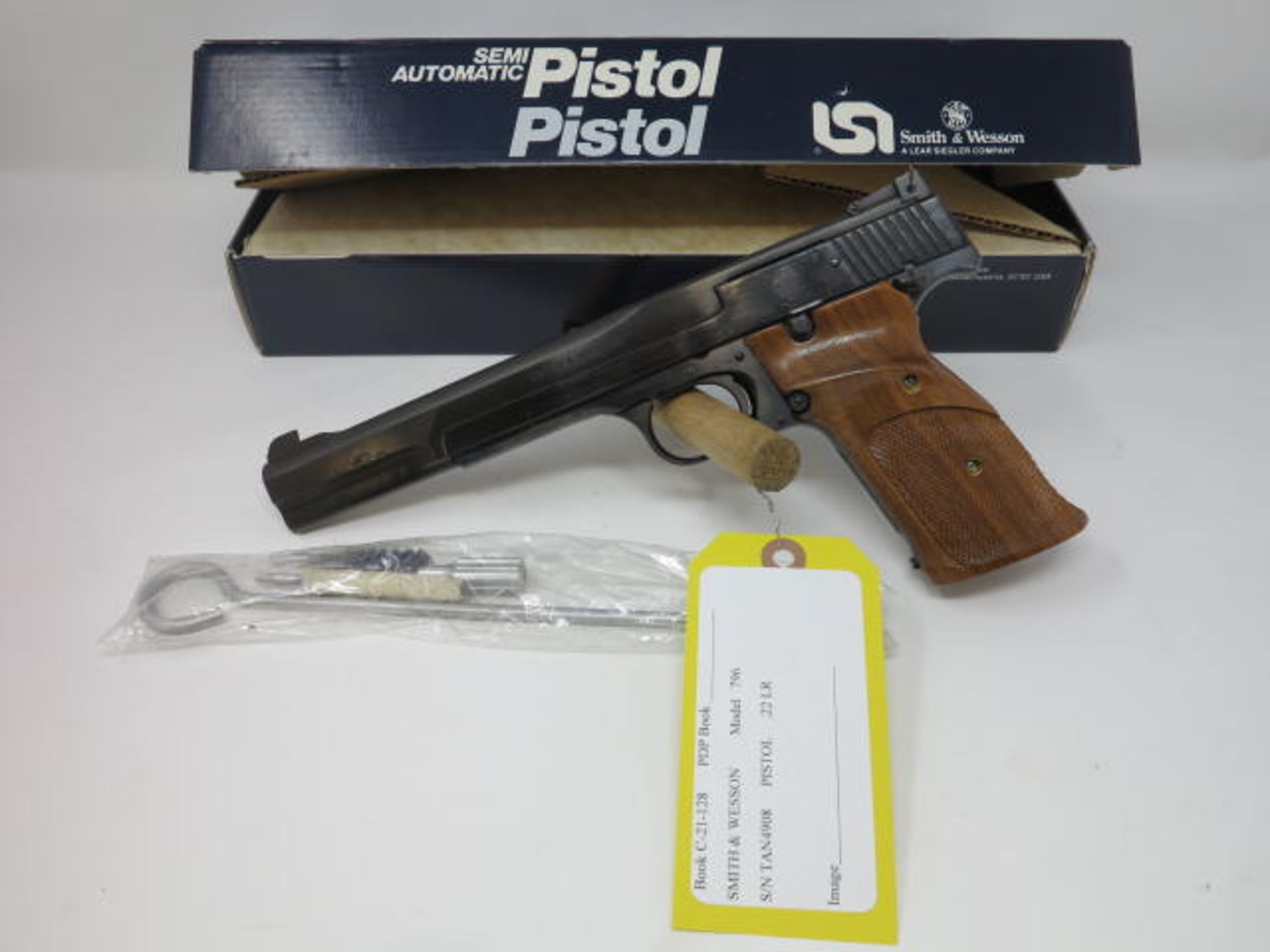 Smith & Wesson .22LR, Model 796, S/N TAN4908, New in Box with Cleaning Rod