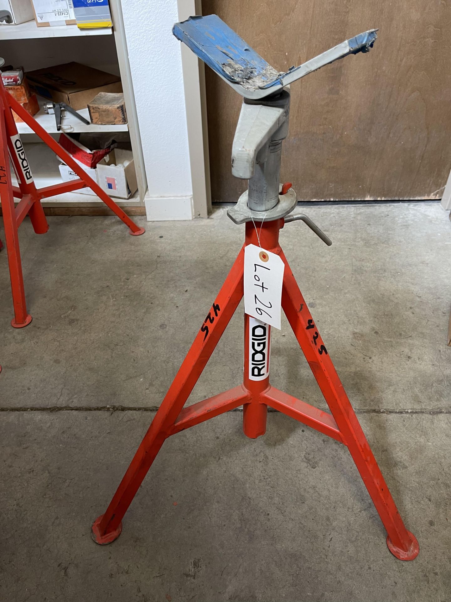 Ridgid model VJ-99 V head pipe stand