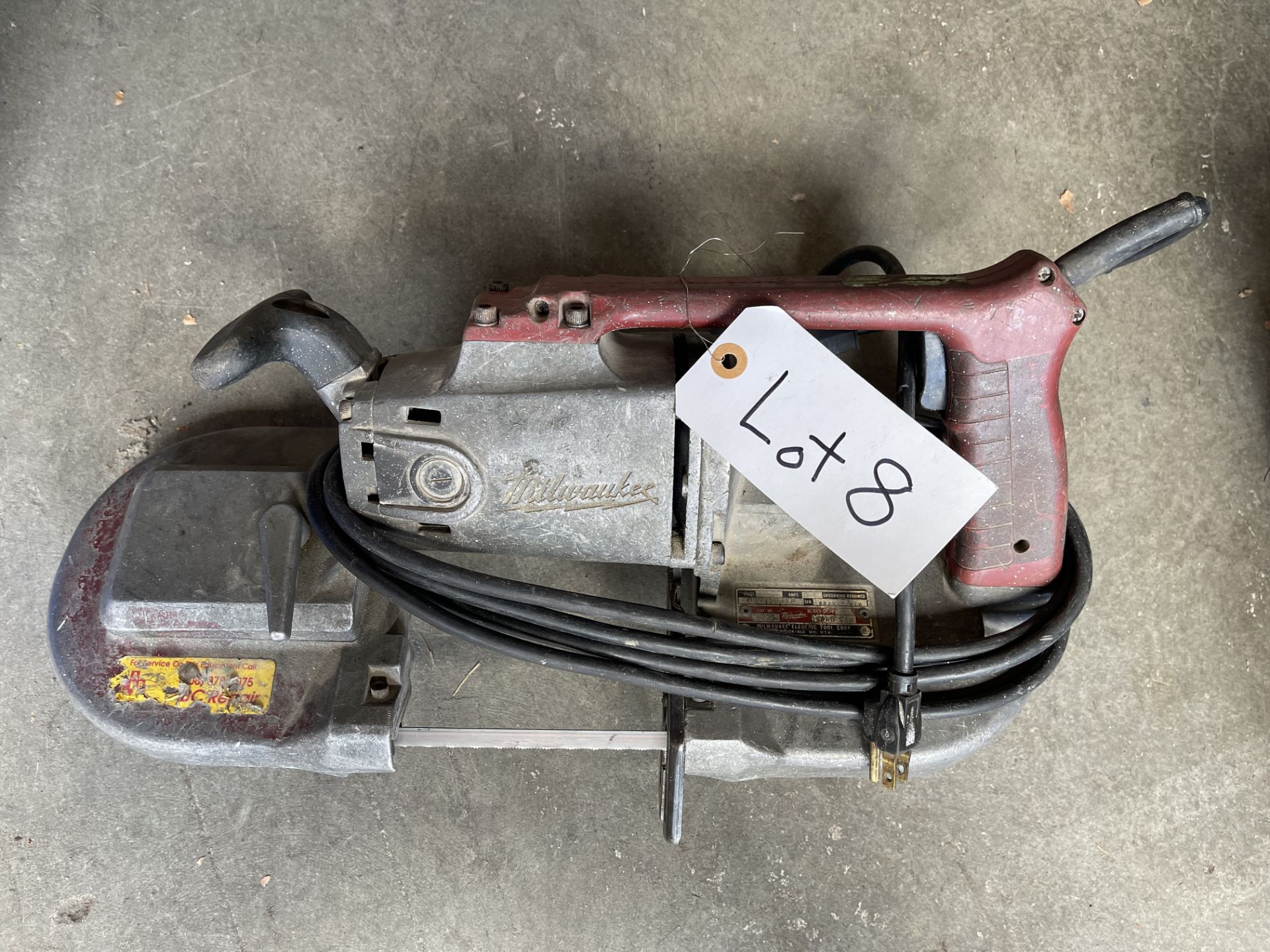 Milwaukee portable band saw