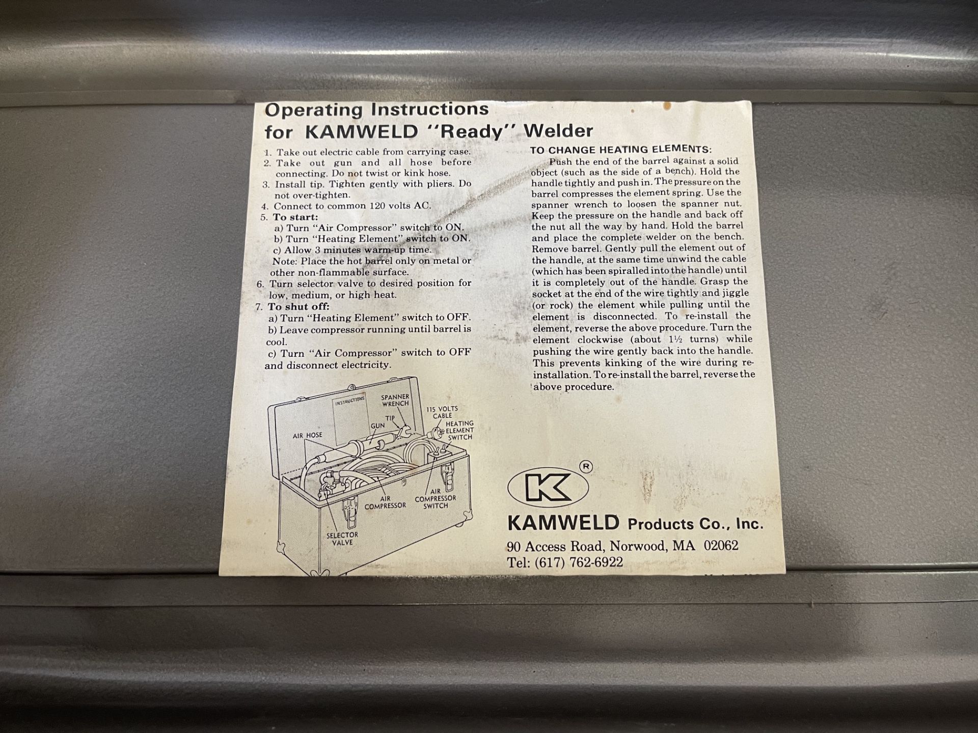 Kamweld model 46-RW - Image 2 of 3