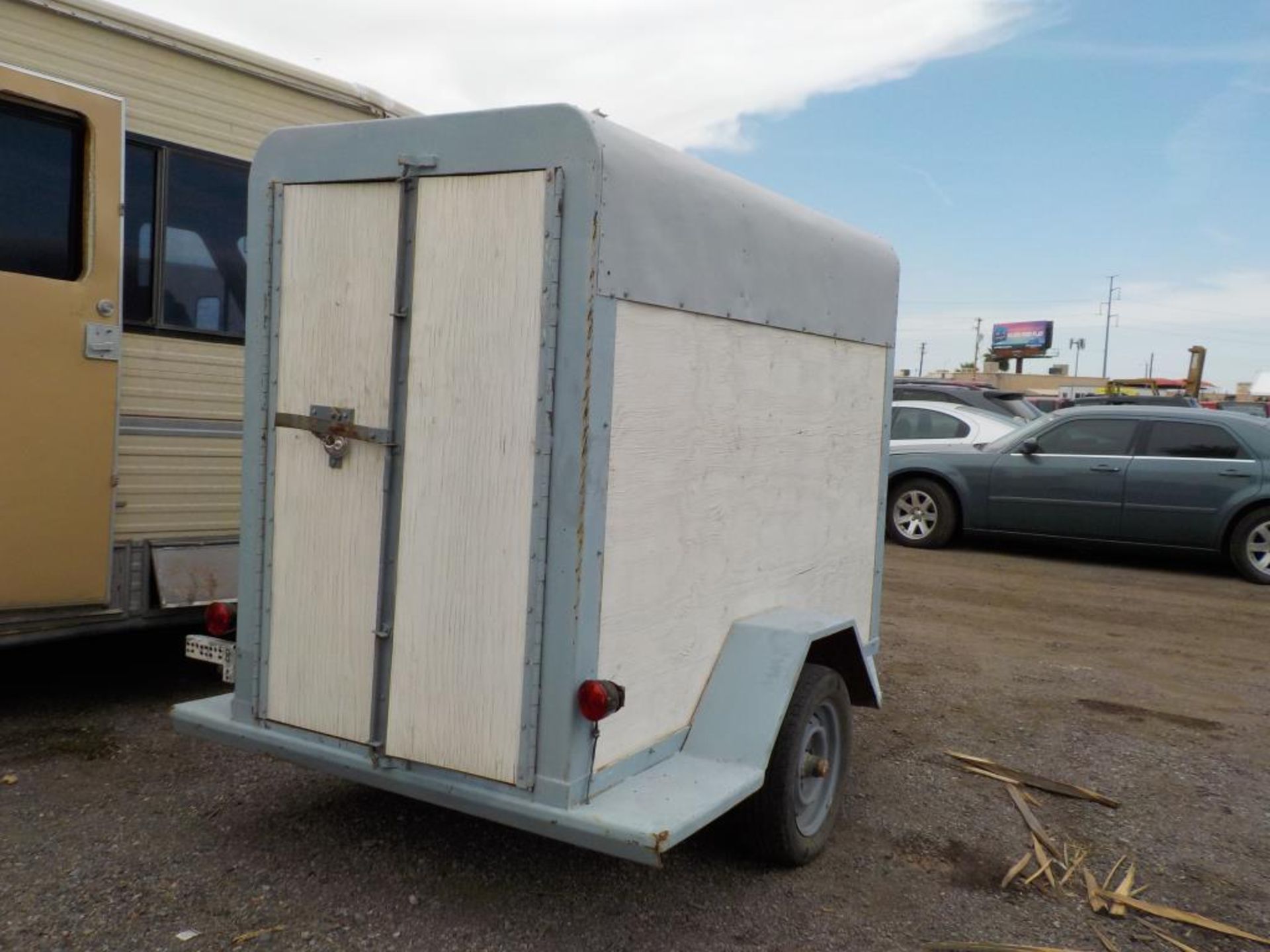 (Lot # 3958) - Homemade Cargo/Box Trailer - Image 3 of 5