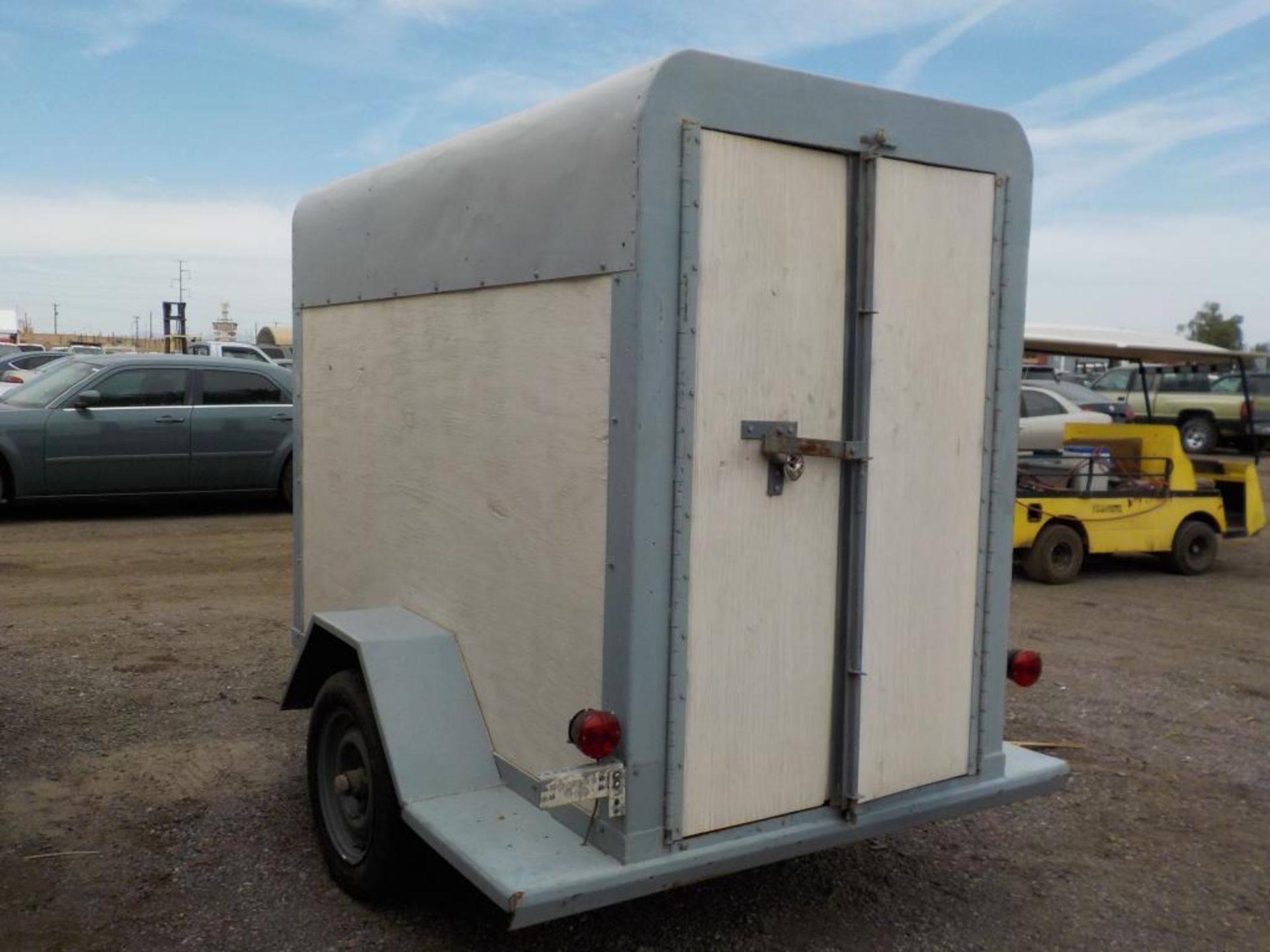 (Lot # 3958) - Homemade Cargo/Box Trailer - Image 4 of 5