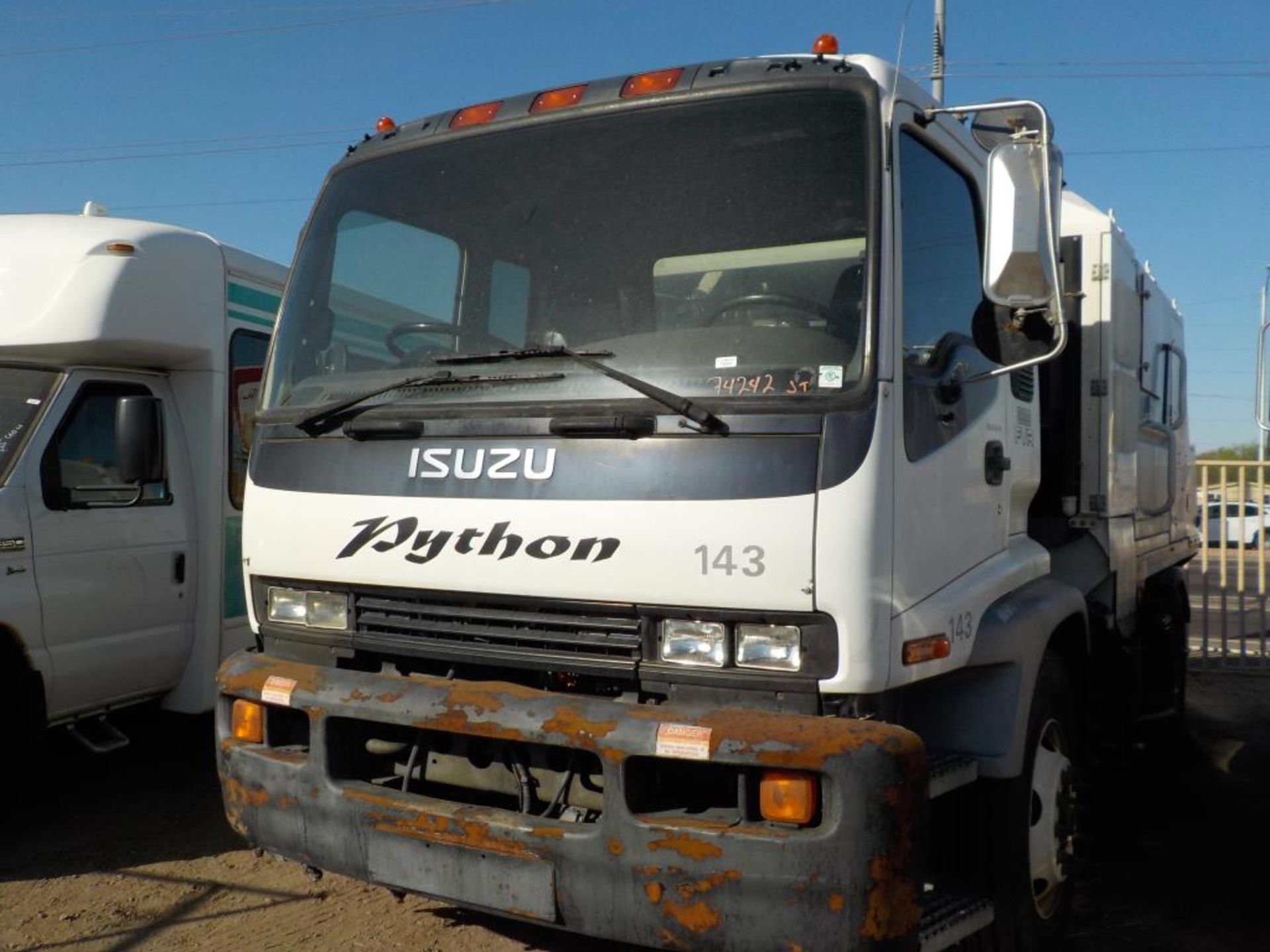 (Lot # 3942) - 2008 Isuzu FTR Python Sweeper