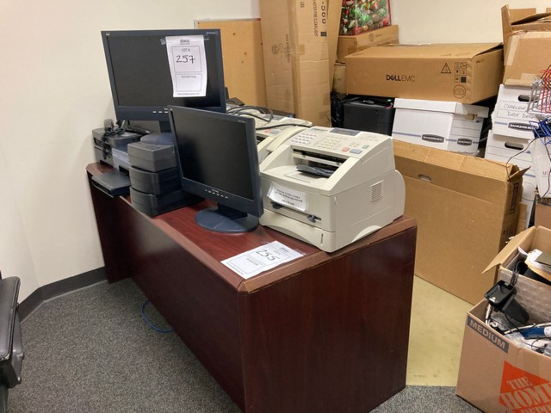 LOT FULL ROOM OF PRINTERS, MONITORS, FAX MACHINES, ETC (PARTS ONLY) (SUITE 202) - Image 2 of 5