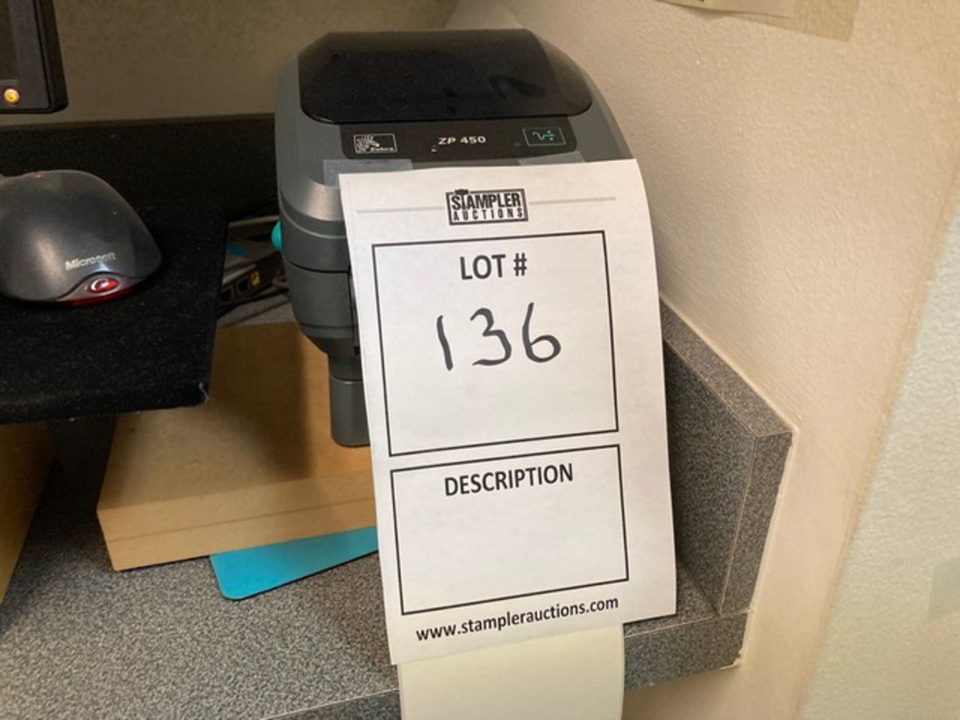 ZEBRA ZP450 LABEL PRINTER (MAIL ROOM)