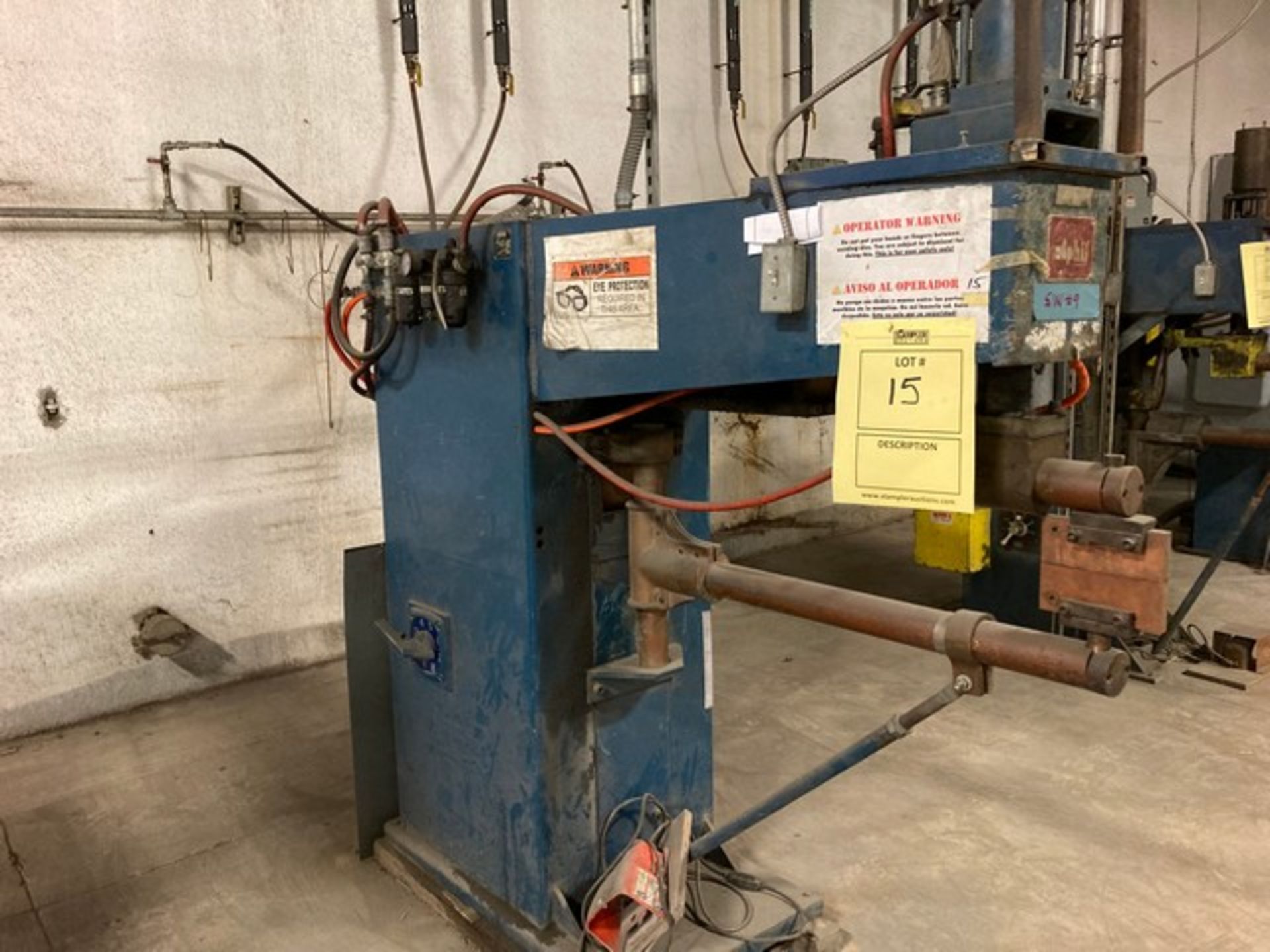 ALPHIL SPOT WELDER - 75KVA TRANSFORMER / TIMER RELAY CONTROL