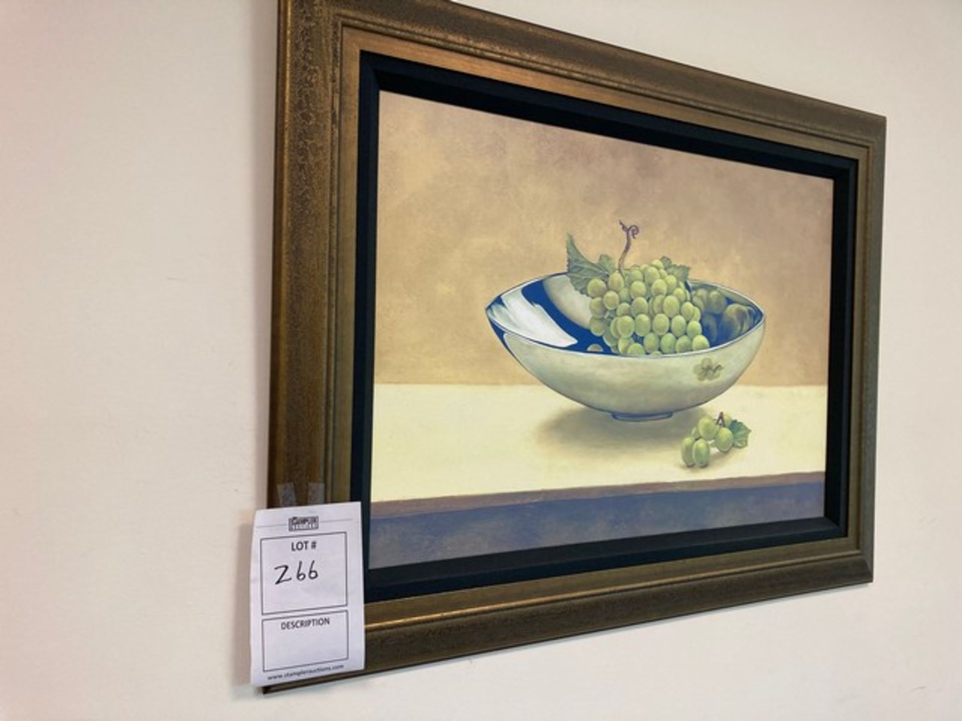 ARTWORK - GRAPES IN BOWL - 47''W x 35''H (KITCHEN) - Image 2 of 2