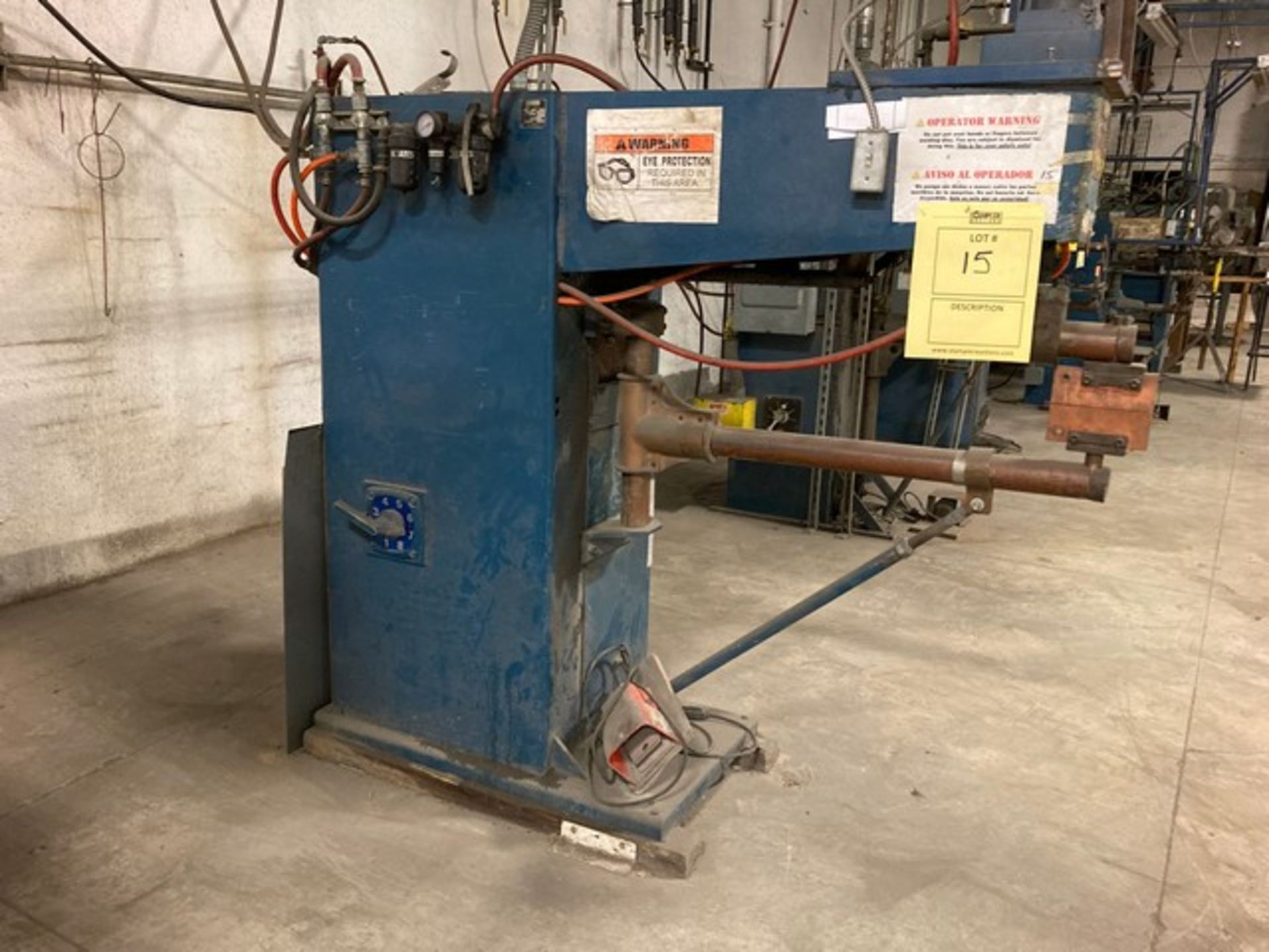 ALPHIL SPOT WELDER - 75KVA TRANSFORMER / TIMER RELAY CONTROL - Image 2 of 3