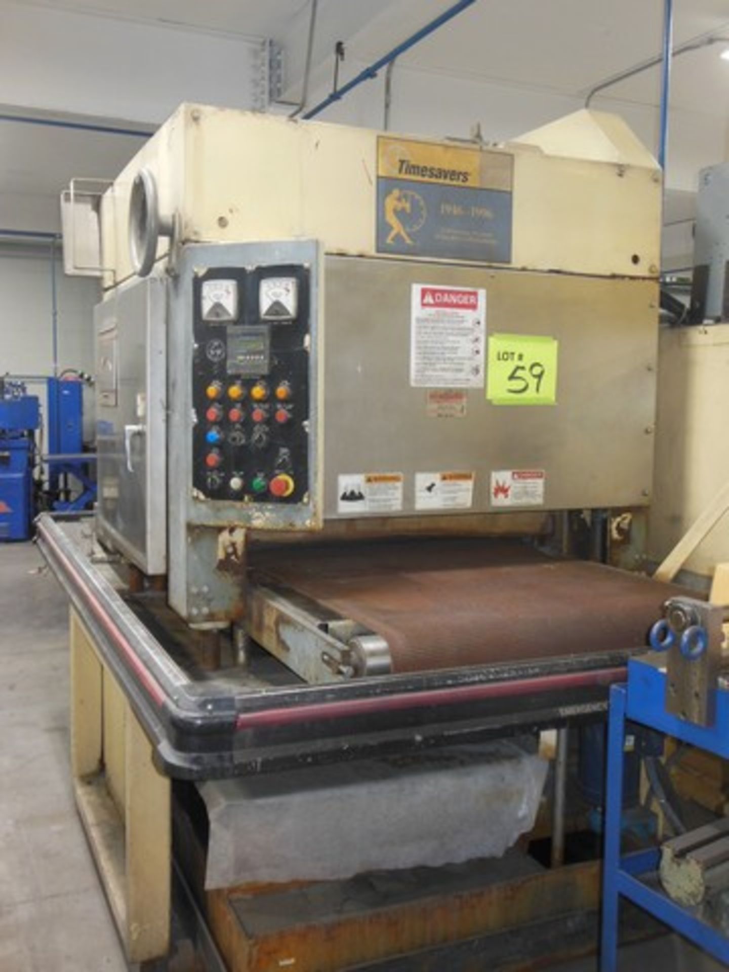 TIMESAVER MODEL 137 2HDCM WET/DRY SHEET FINISHER S/N NA - RECENT REBUILD