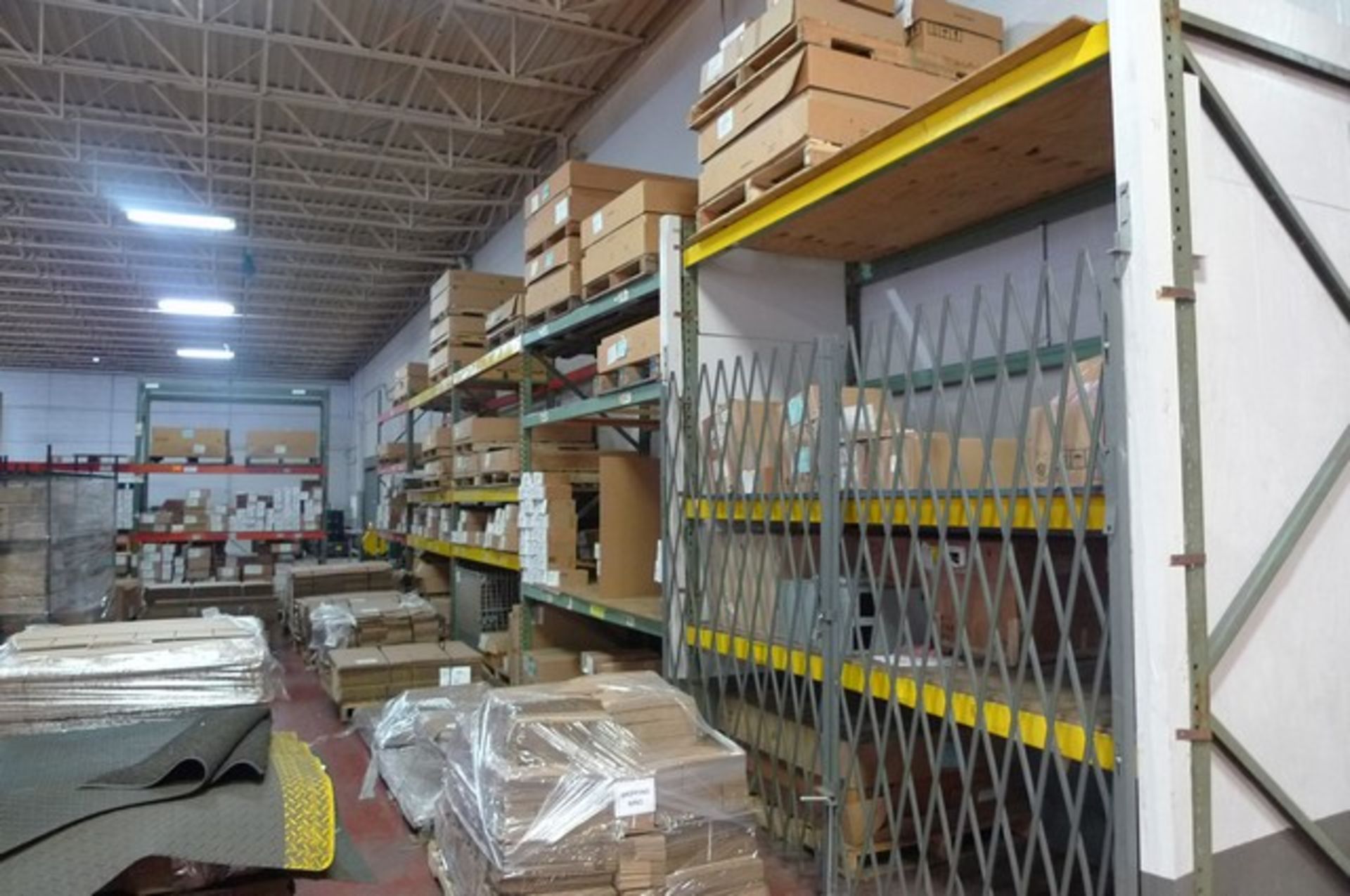 SECTIONS 10'H X 44"D PALLET RACKING (X$) RACKING ONLY NO PRODUCT