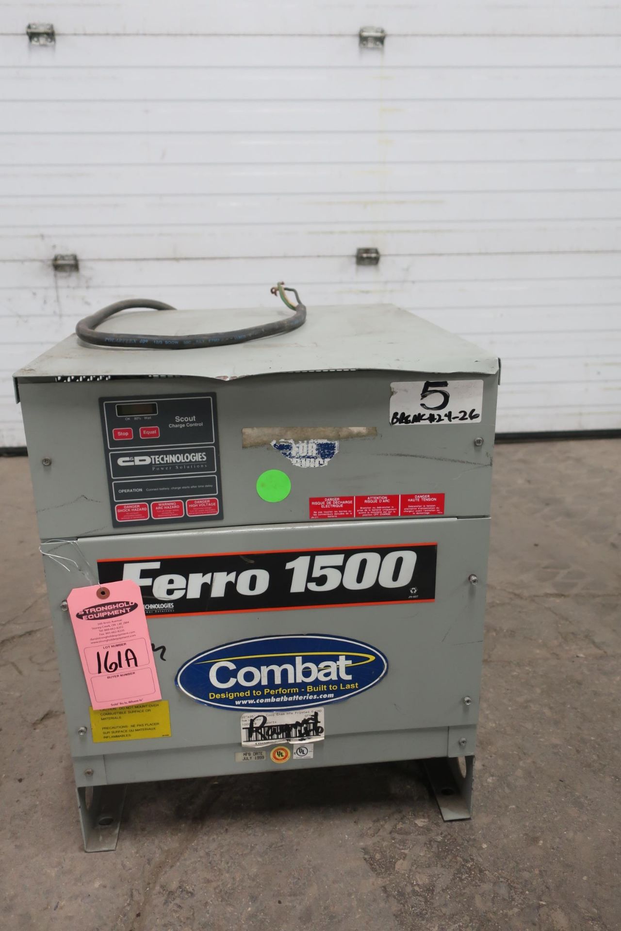 Ferro 1500 - 24V Battery Charger - 208/240/480/575V 1 phase