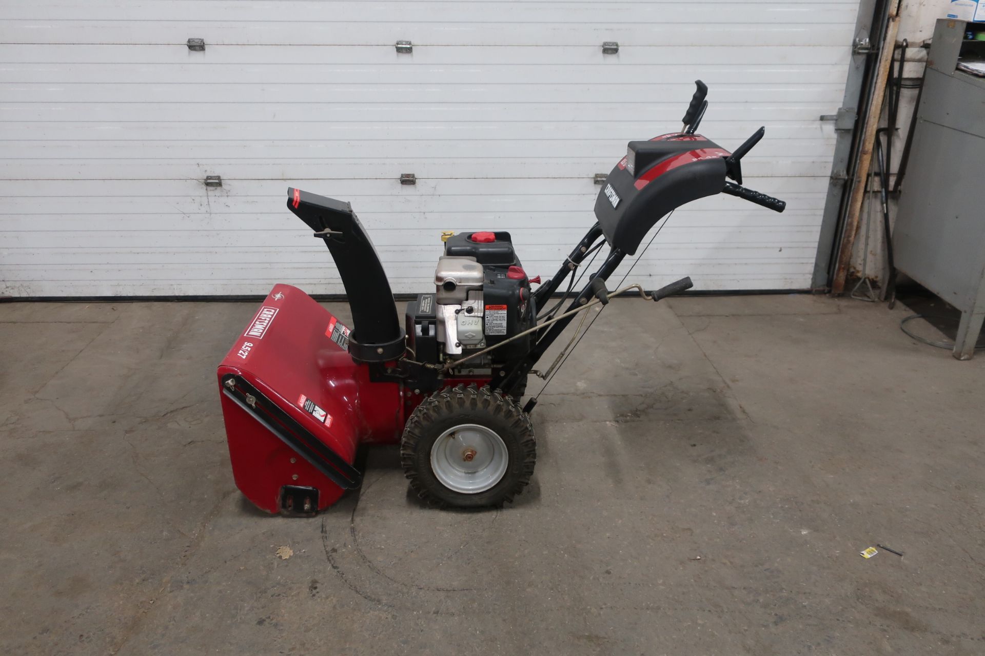 Craftsman 9.5hp Sears Snow Blower gas powered unit 27" opening