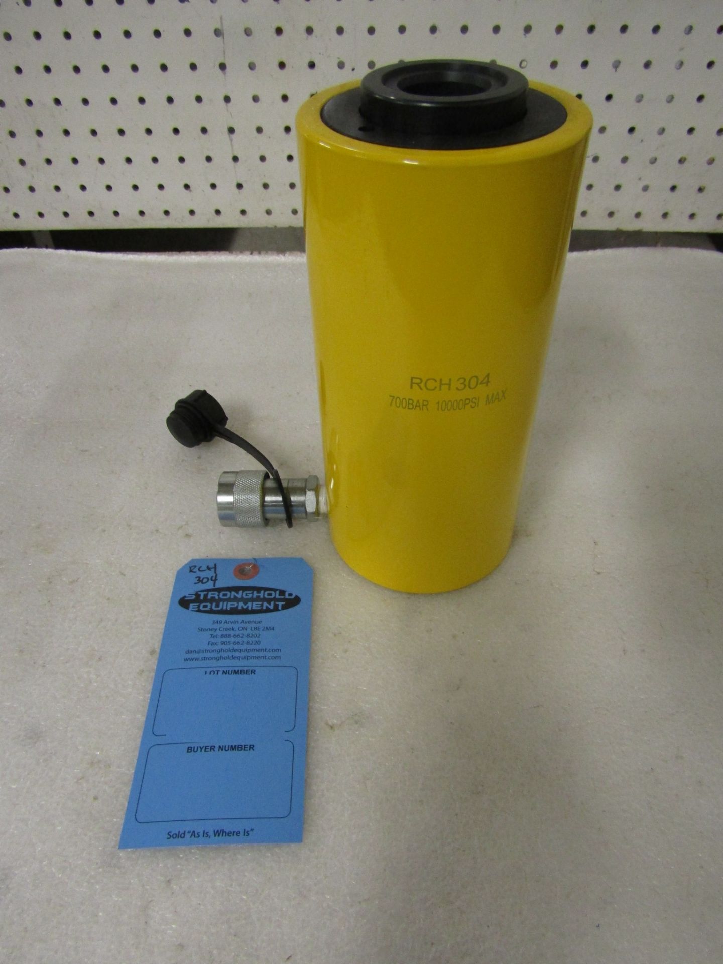 RCH-304 MINT Hole Jack - 30 ton Hollow Hydraulic Jack with 4" stroke - hole through type cylinder
