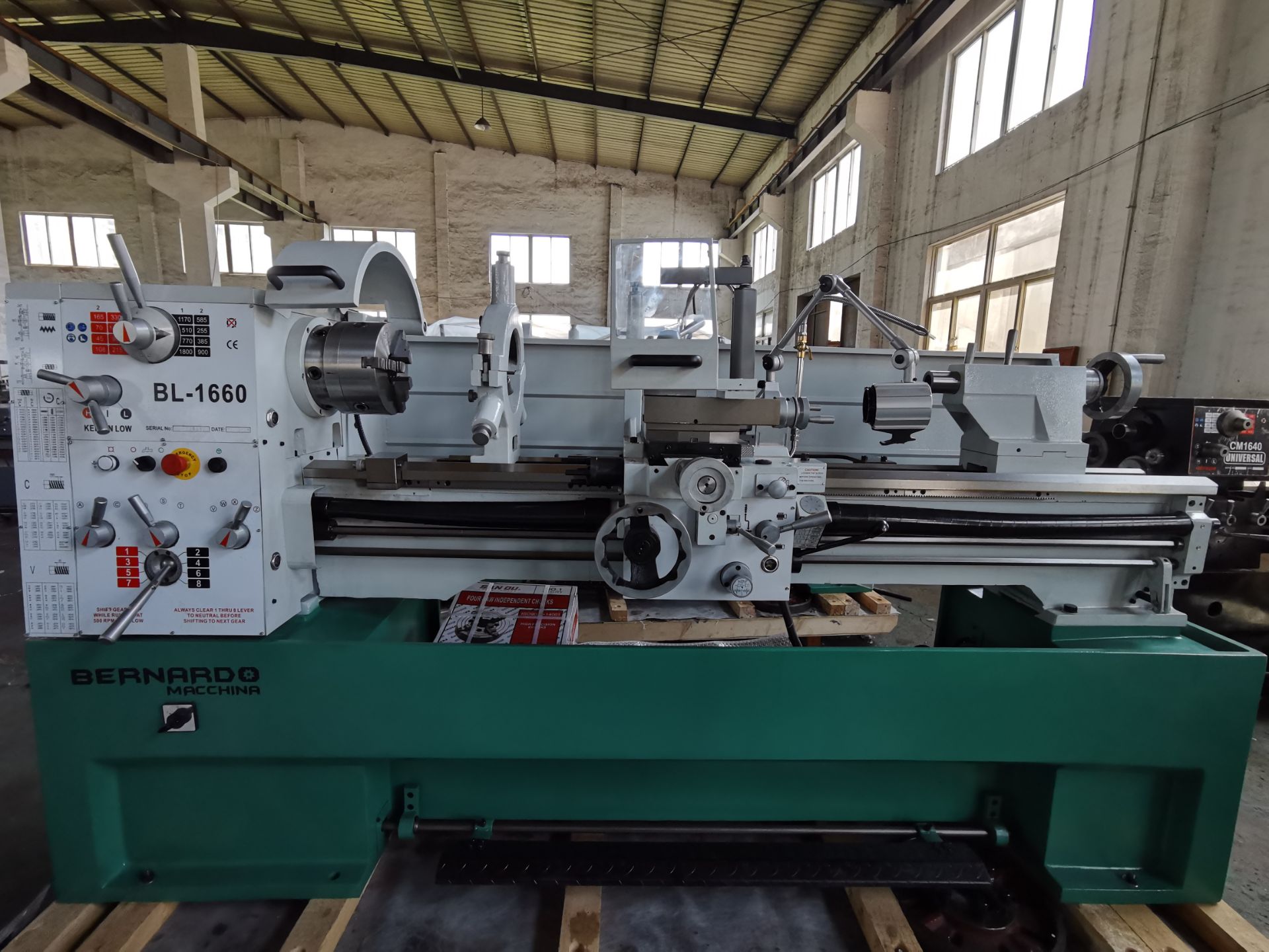 Bernardo Macchina Engine Lathe model BL1660 - 16" Swing with 60" Between Centres - complete