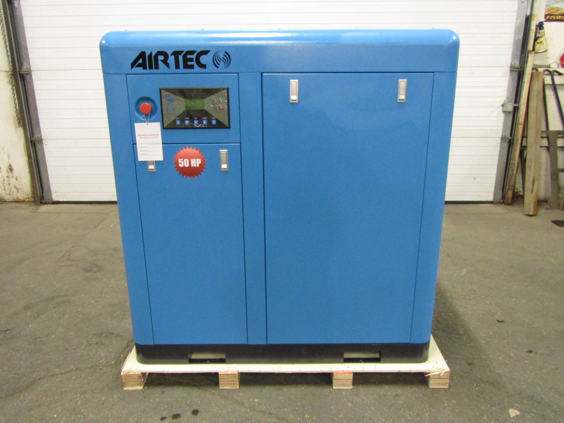 Airtec 50HP Rotary Screw Air Compressor - MINT UNUSED COMPRESSOR