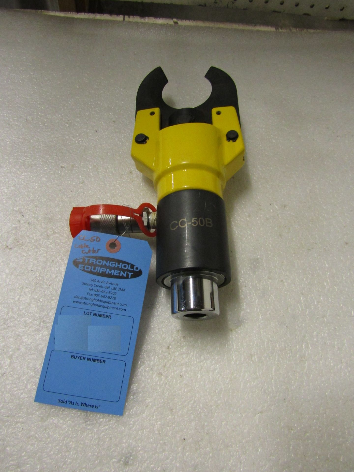 CC-50B Hydraulic Cable / Wire Cutter style - Mint and Unused in case