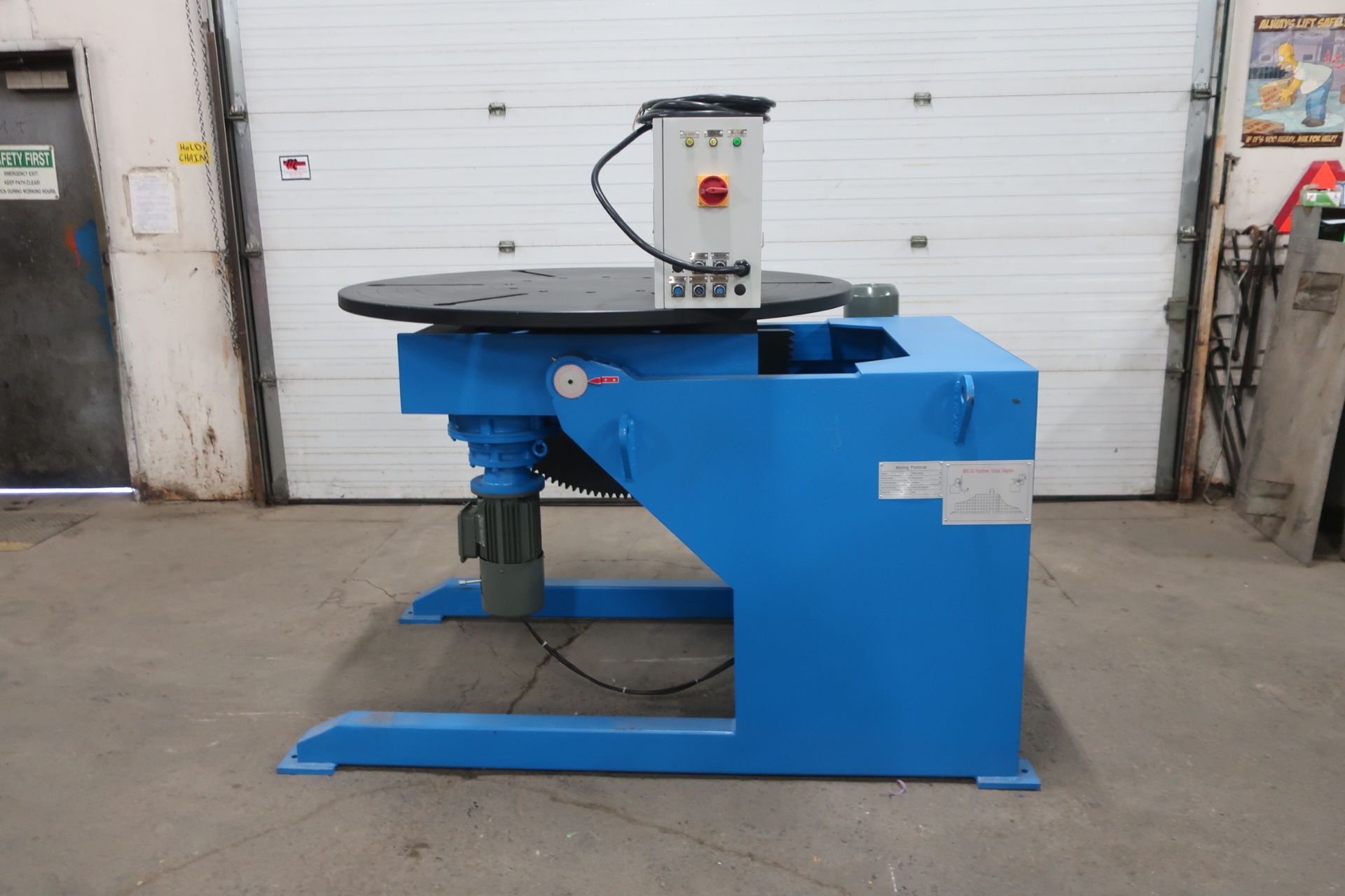 BWJ-30 WELDING POSITIONER 3000kg or 6600lbs capacity - tilt and rotate with variable speed drive and