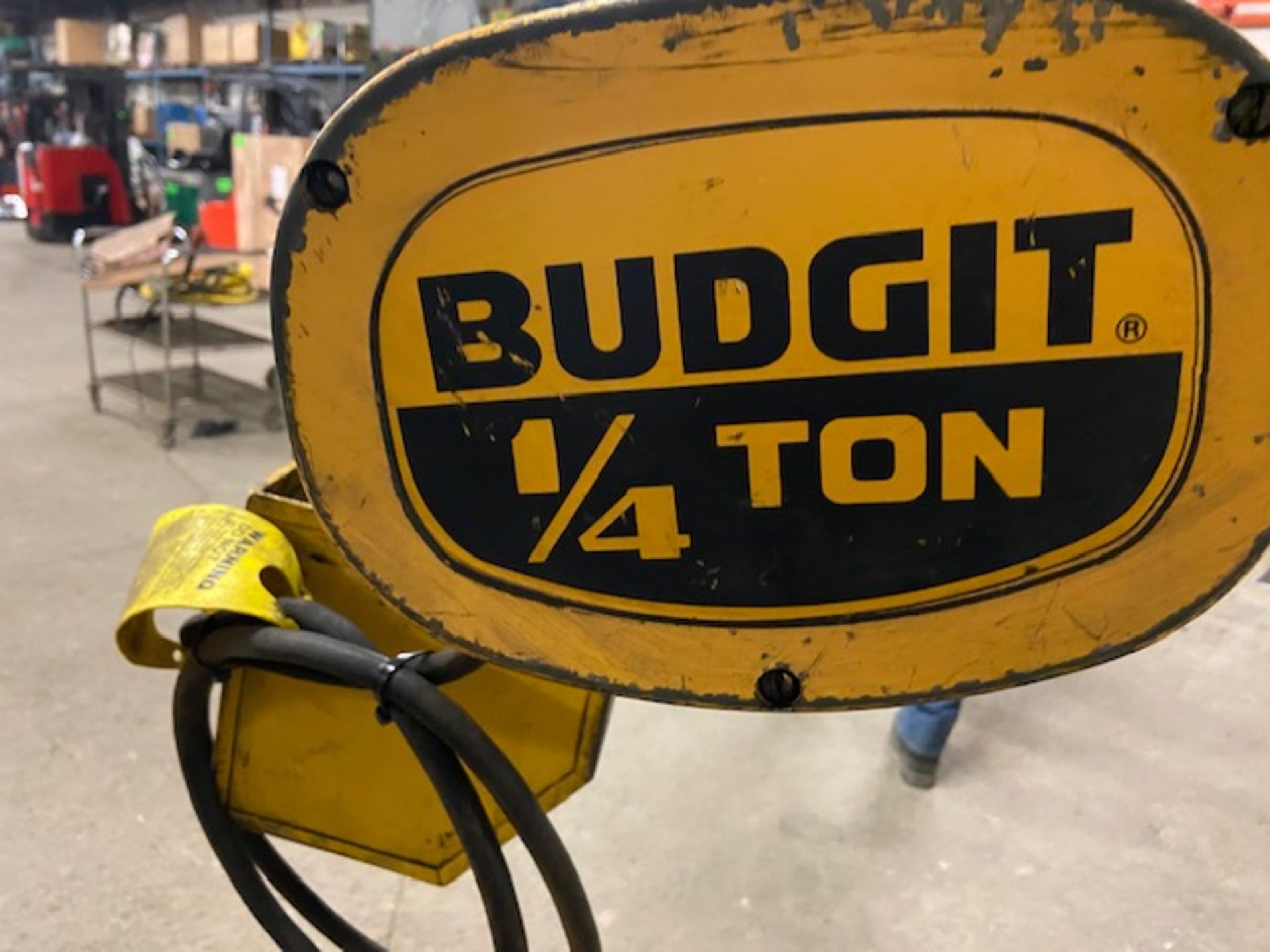 Budget 1/4 Ton Capacity Electric Hoist with pendant and trolley - Image 2 of 2