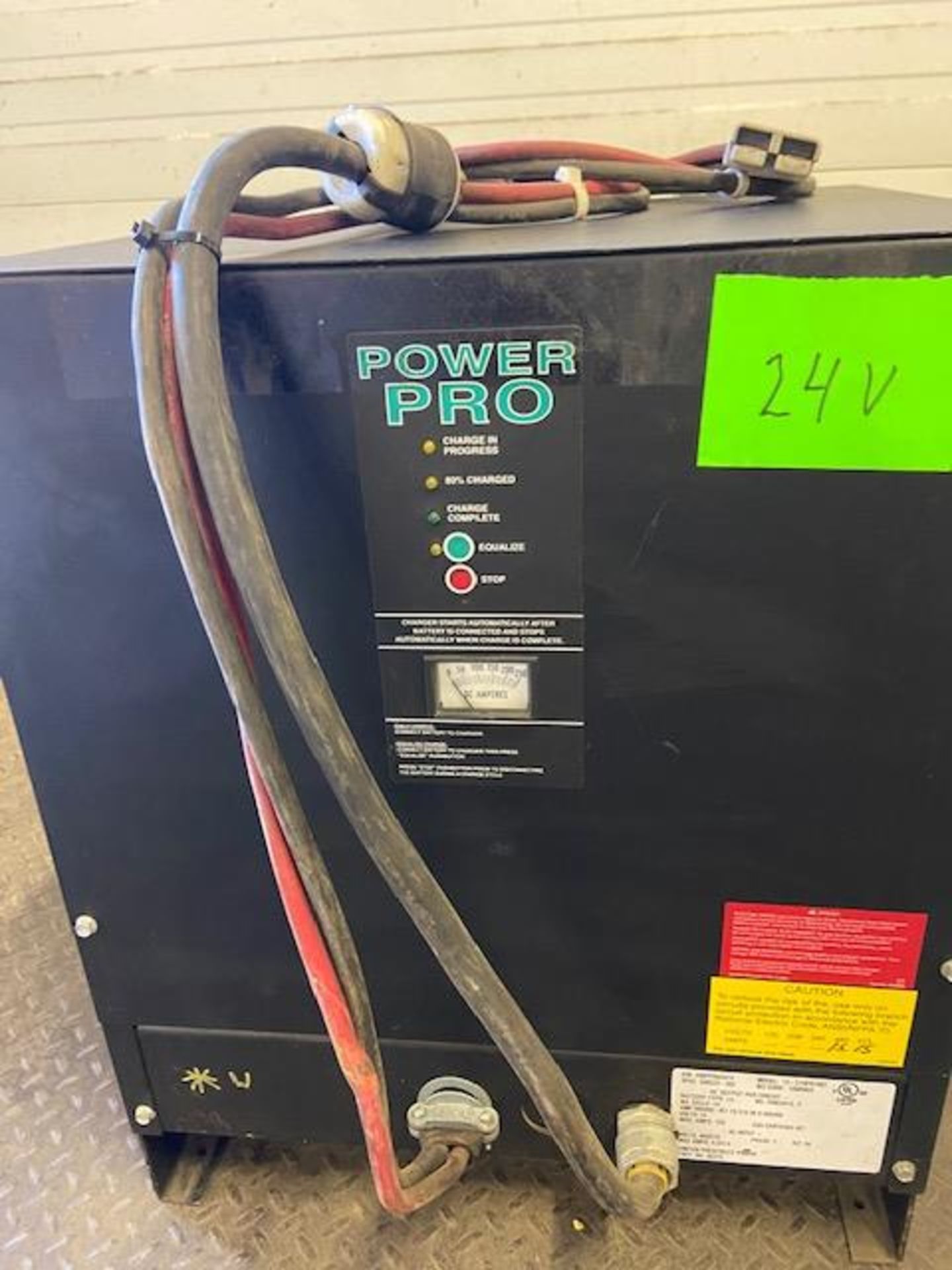 Power Pro 24V battery charger model 12-510FR100T