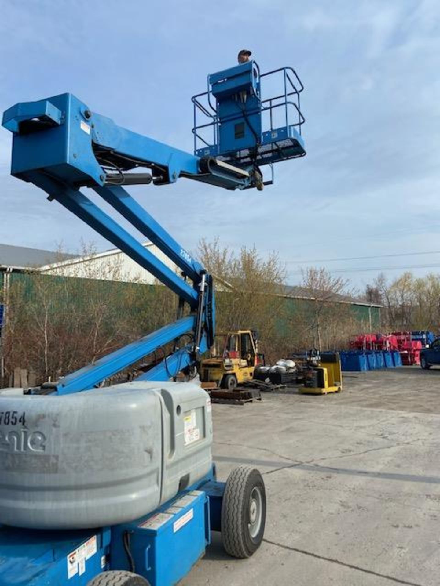 FREE CUSTOMS MINT 2006 Genie Zoom Boom Articulating Lift model Z45/25 45' height Electric LOW HOURS
