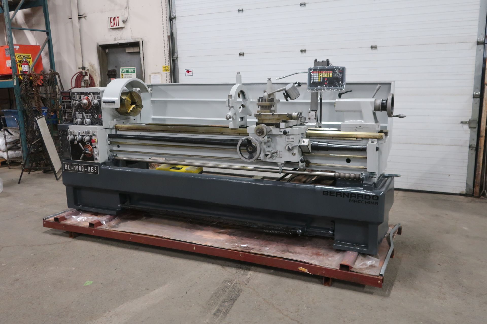 Bernardo Macchina Engine Lathe model BL-1680-BB3 - LARGE 3" Spindle Bore with 16" Swing with 80" - Image 3 of 3