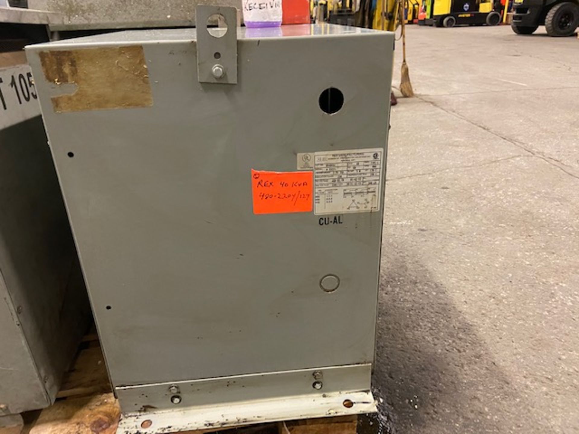 Rex Electrical Transformer 40 KVA 480V-220Y/127V