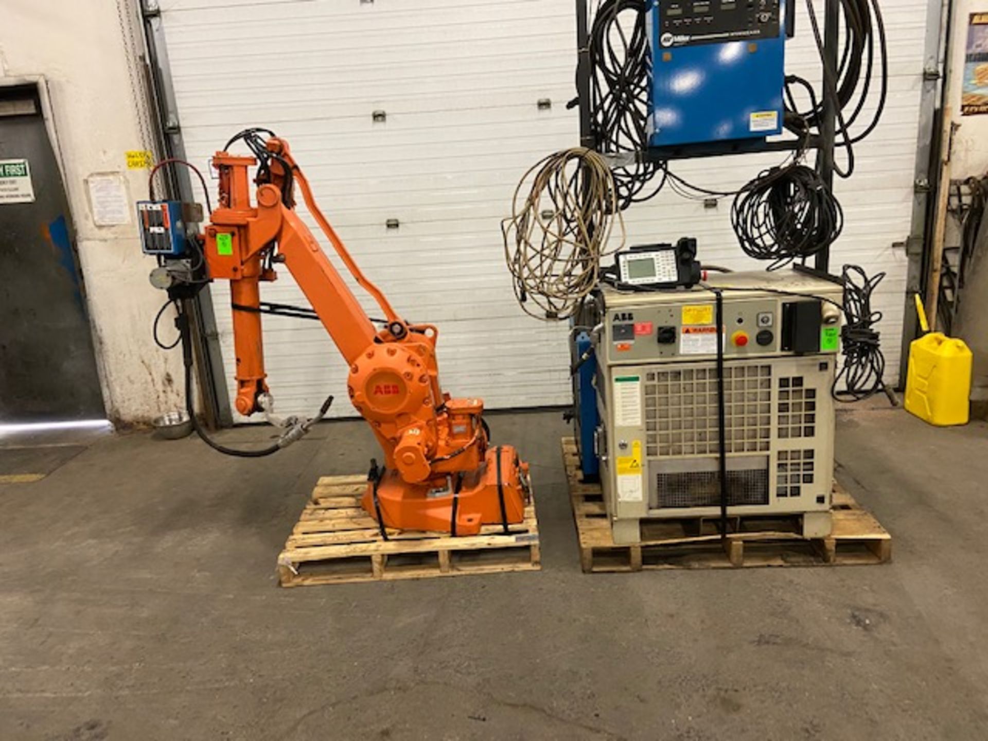 ABB IRB 2400 Robotic Weld Package w/ IRB2400 M2000 Controller, Miller Robotic Interface and Miller