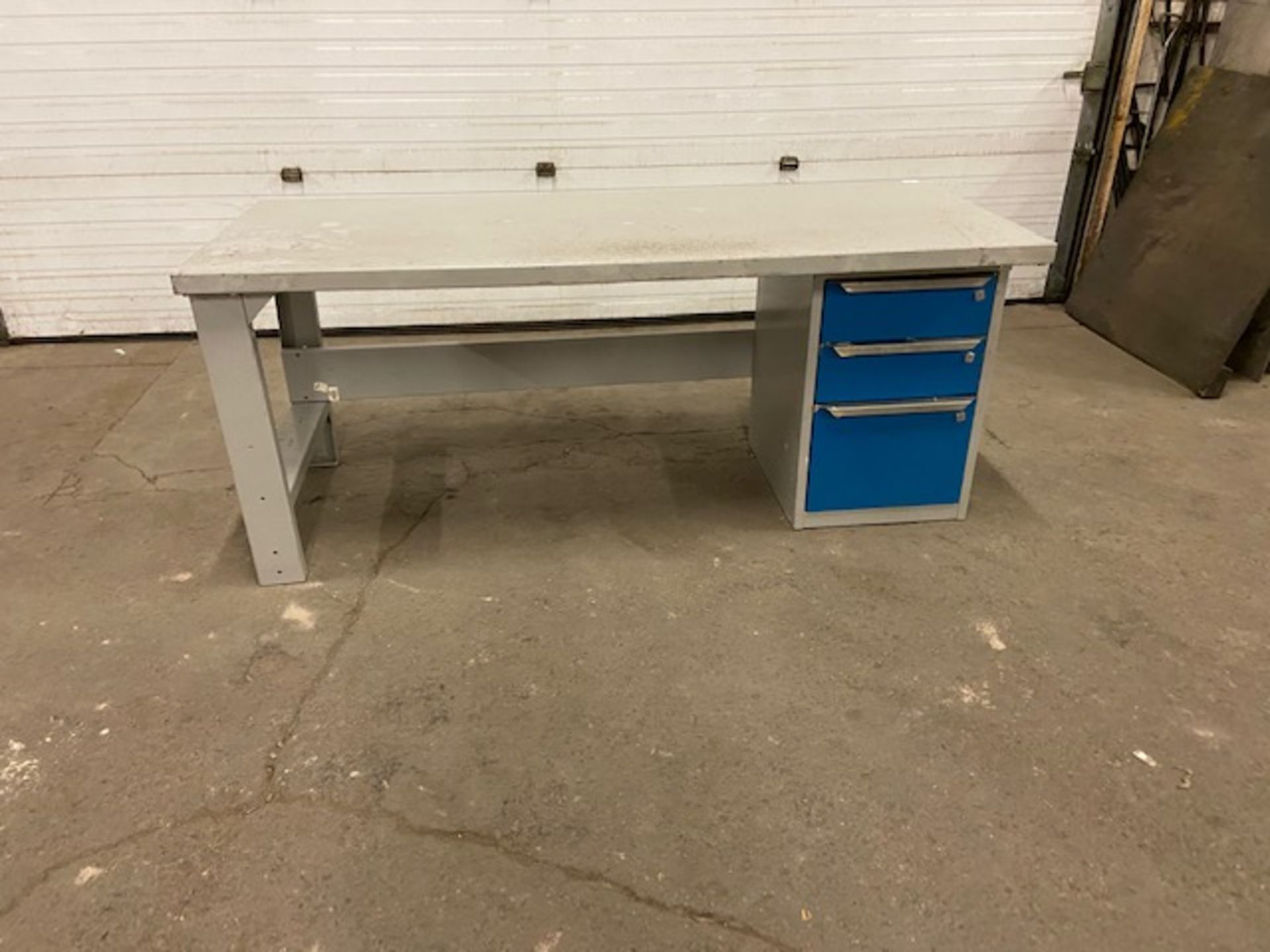 Work Table Work Bench Unit 72" x 30" with Drawers