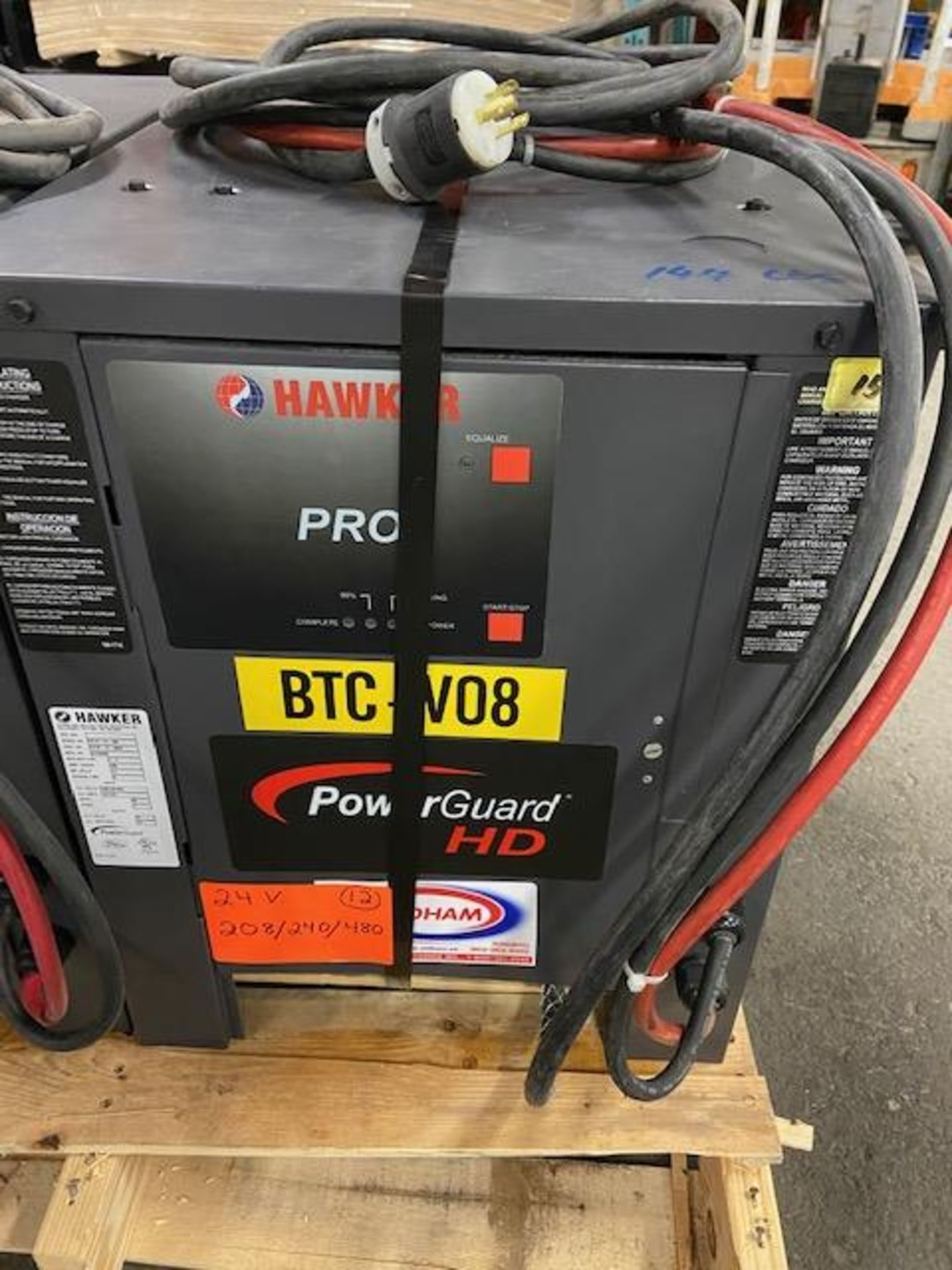 Hawker Pro PowerGuard HD Forklift Battery Charger 24V - 208/240/480V