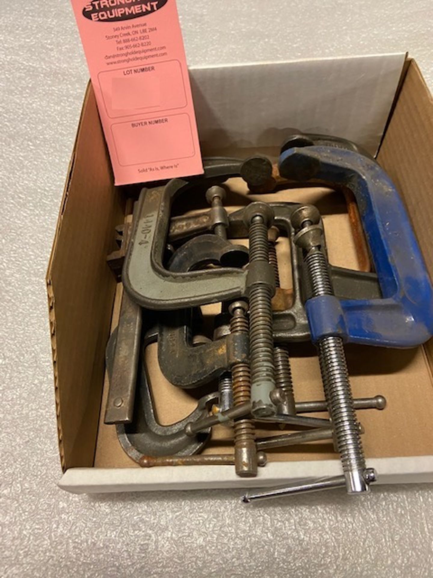 Lot of 10 (10 units) C-clamps