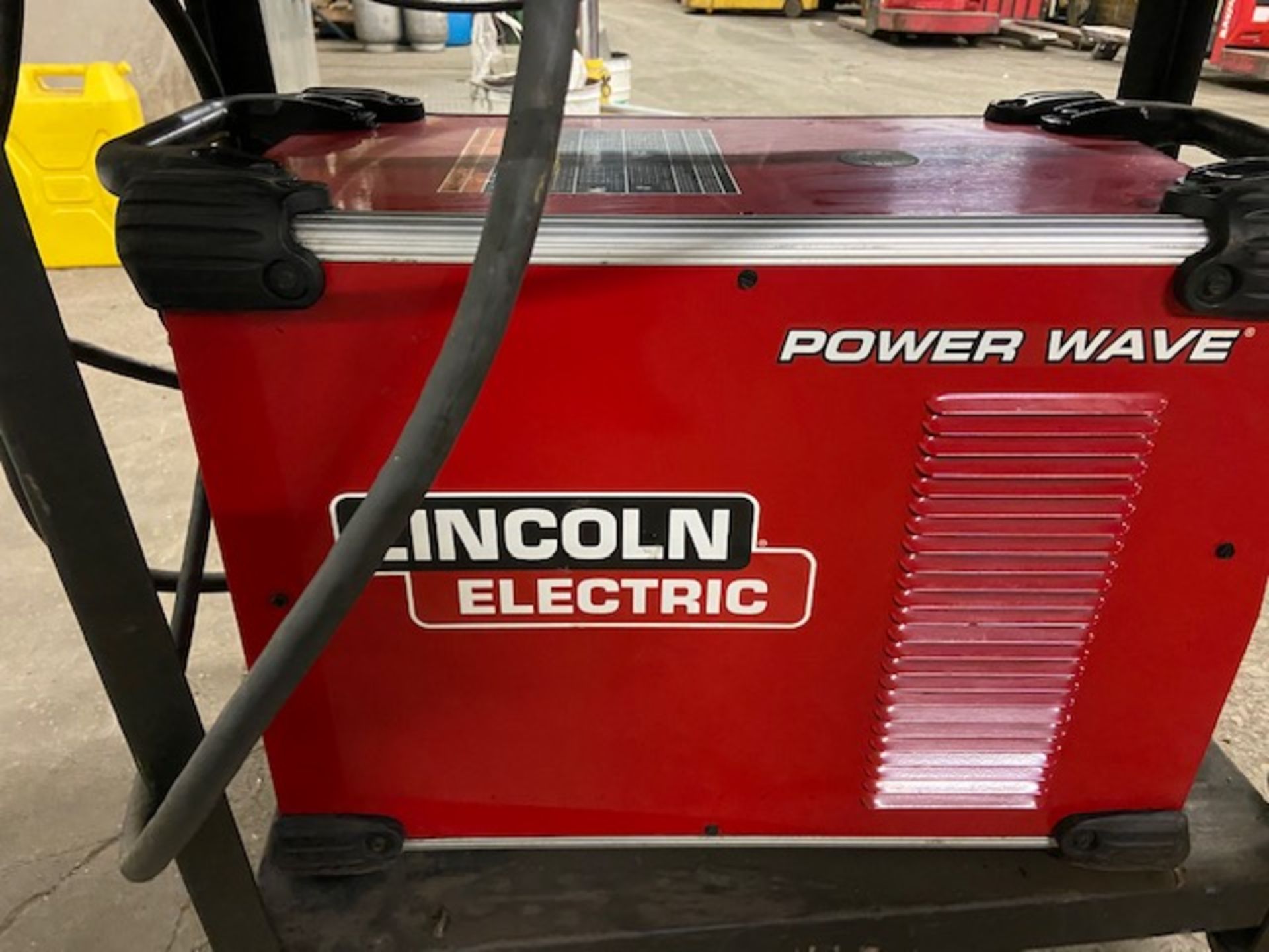 Lincoln Power Wave R350 350A Mig Welder with Lincoln 10M Power Feed Feeder & whip COMPLETE MINT - Image 5 of 5